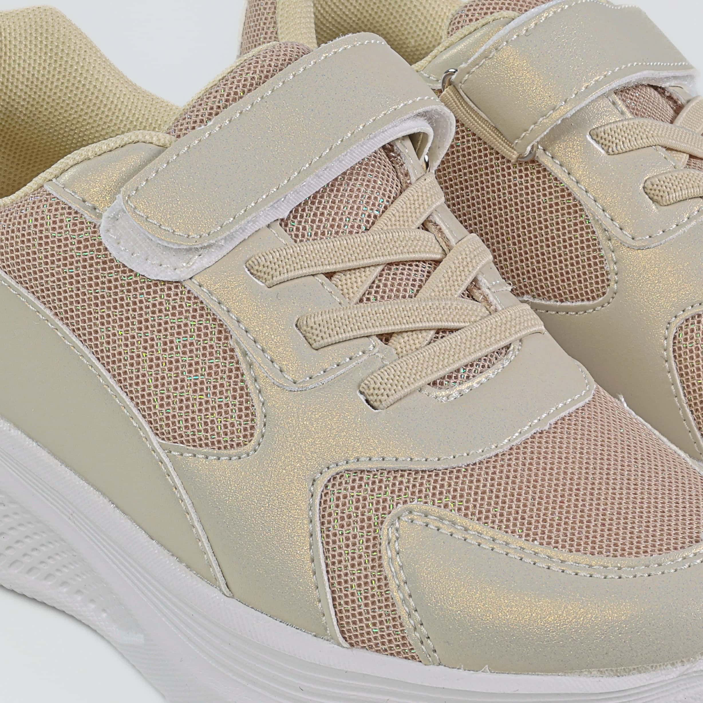 Ghali – Baskets Enfants en Beige.