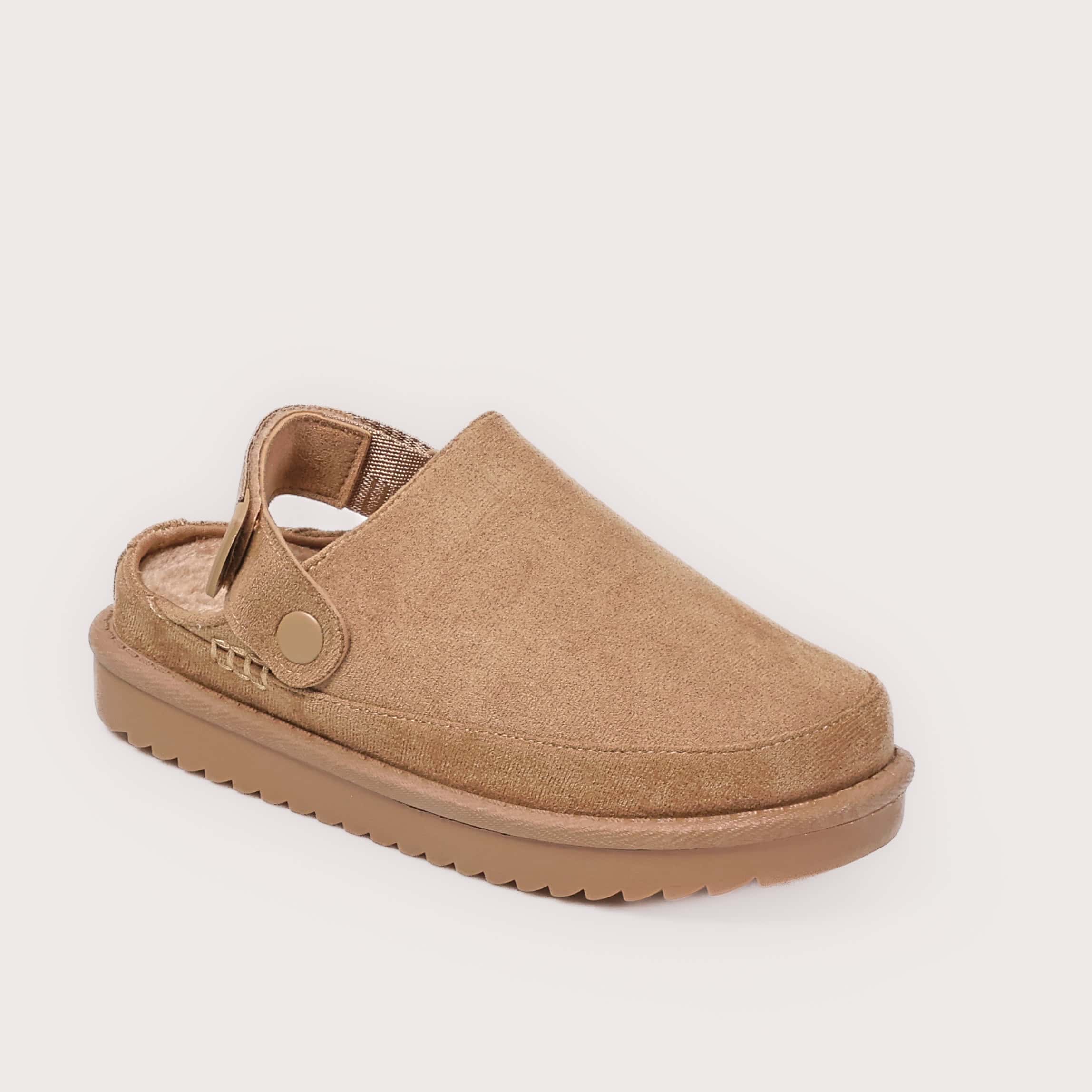Sofie – Chaussons Femmes en Kaki.