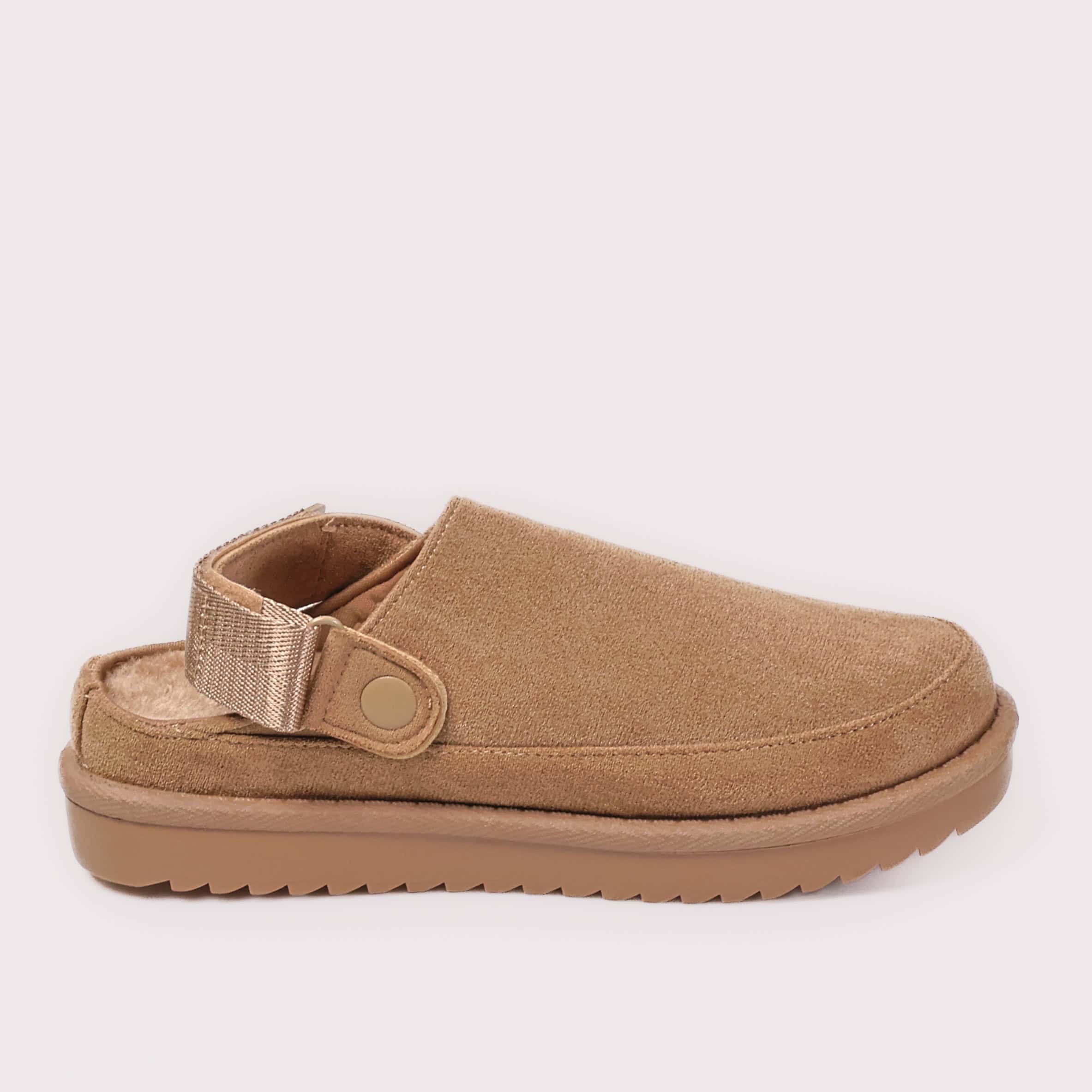 Sofie – Chaussons Femmes en Kaki.