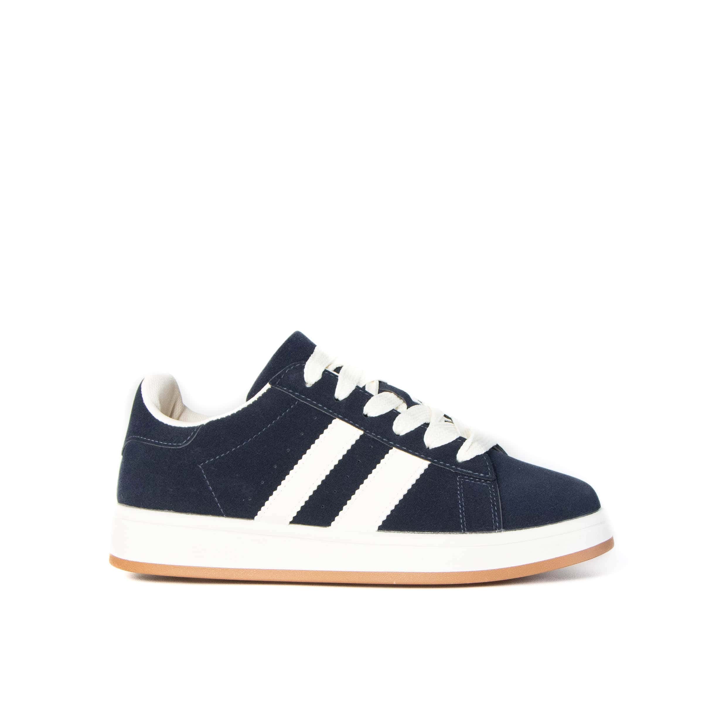 SCOTT – Baskets Hommes en Bleu Marine.