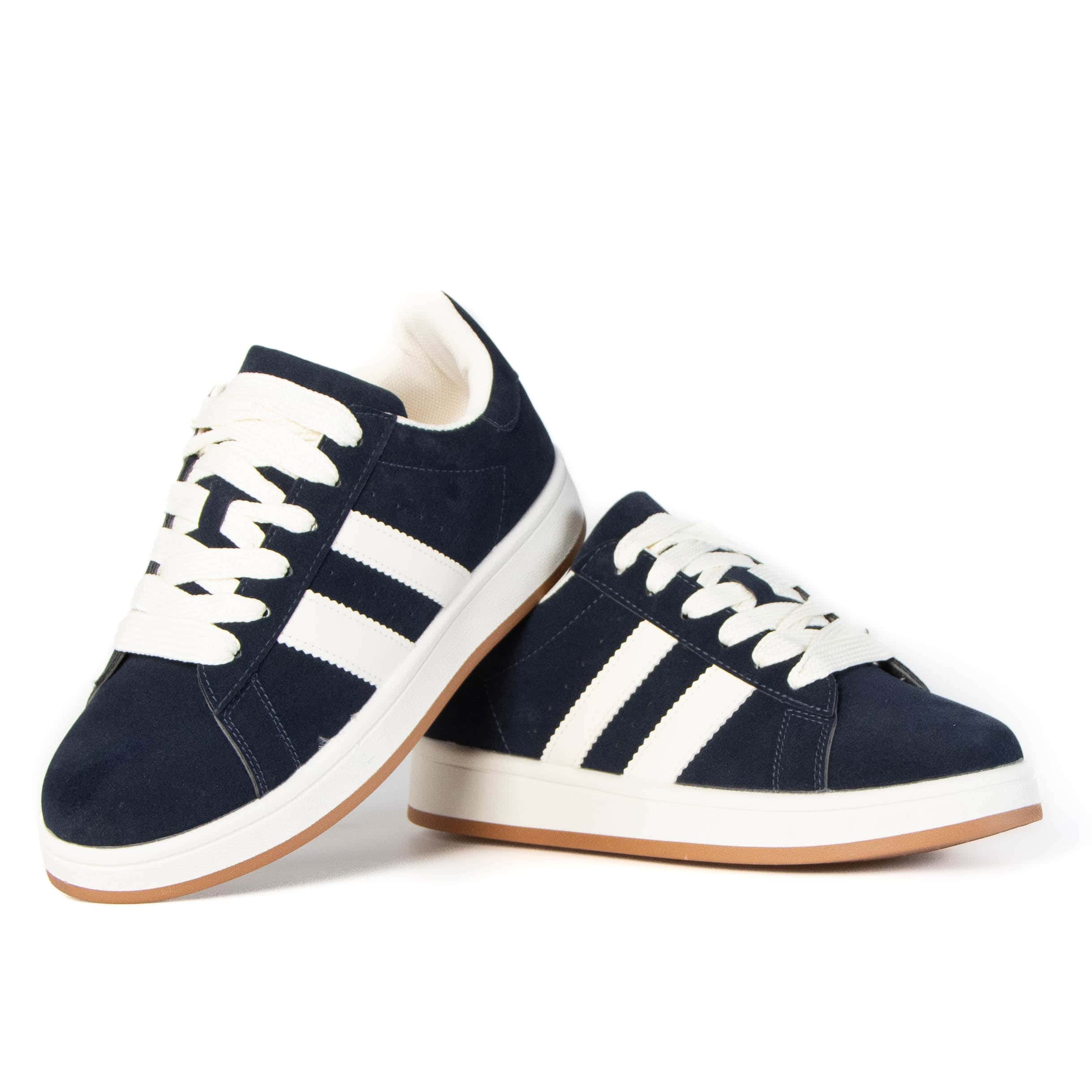 SCOTT – Baskets Hommes en Bleu Marine.
