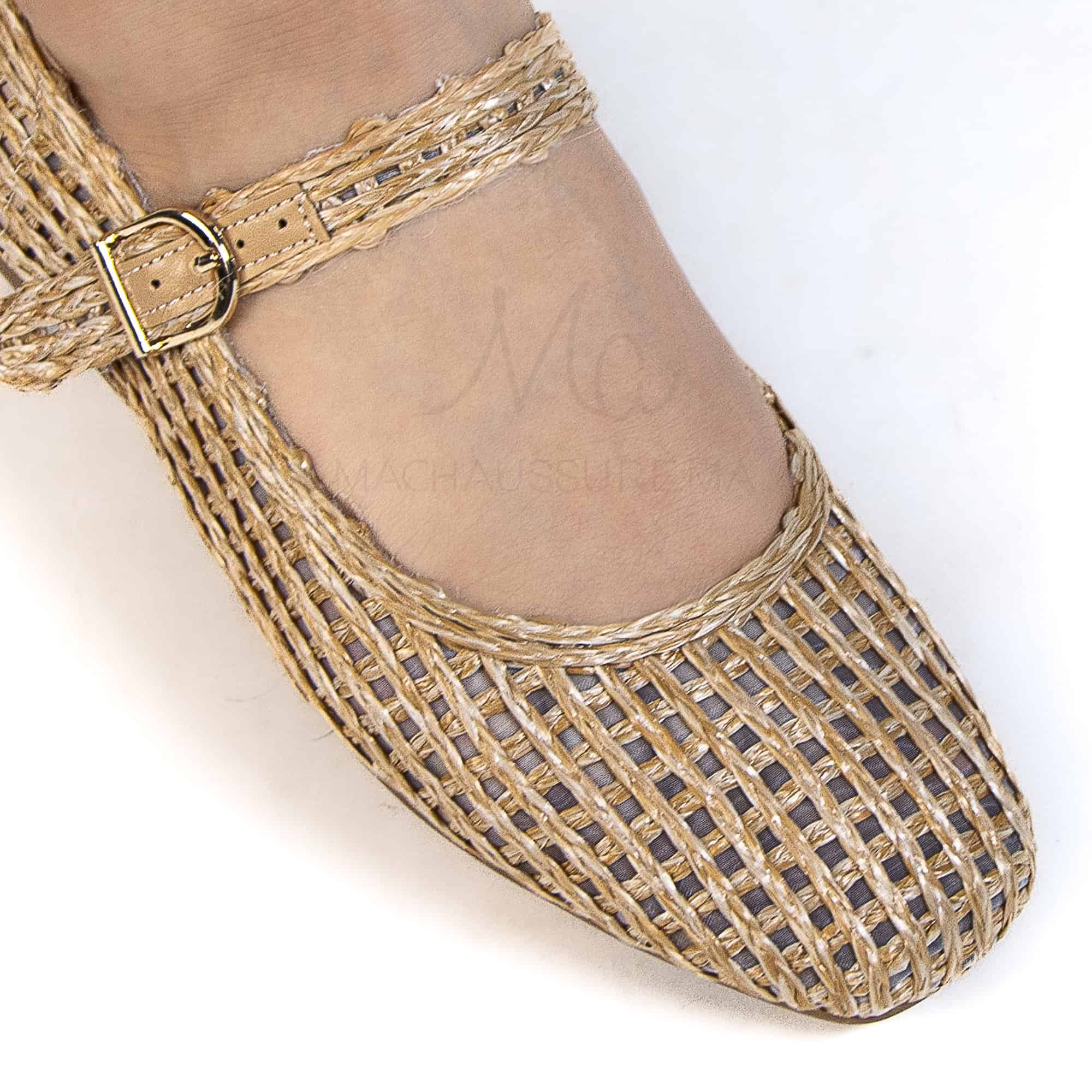 Suhaila - Ballerines Femmes en Kaki.