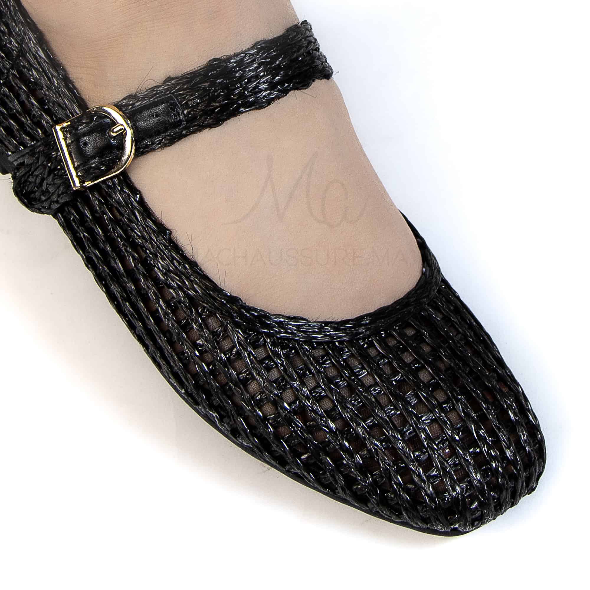 Suhaila - Ballerines Femmes en Noir.