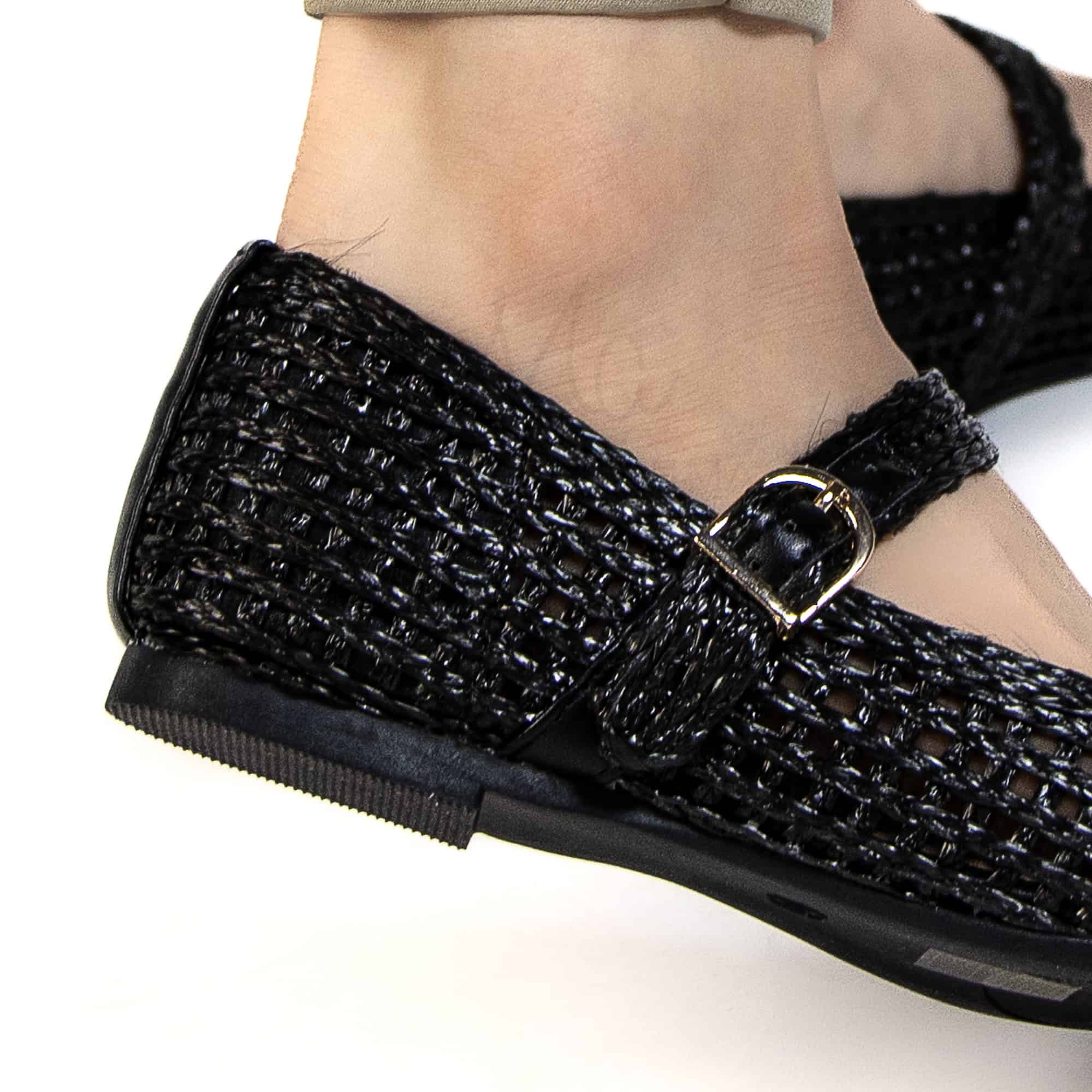 Suhaila - Ballerines Femmes en Noir.
