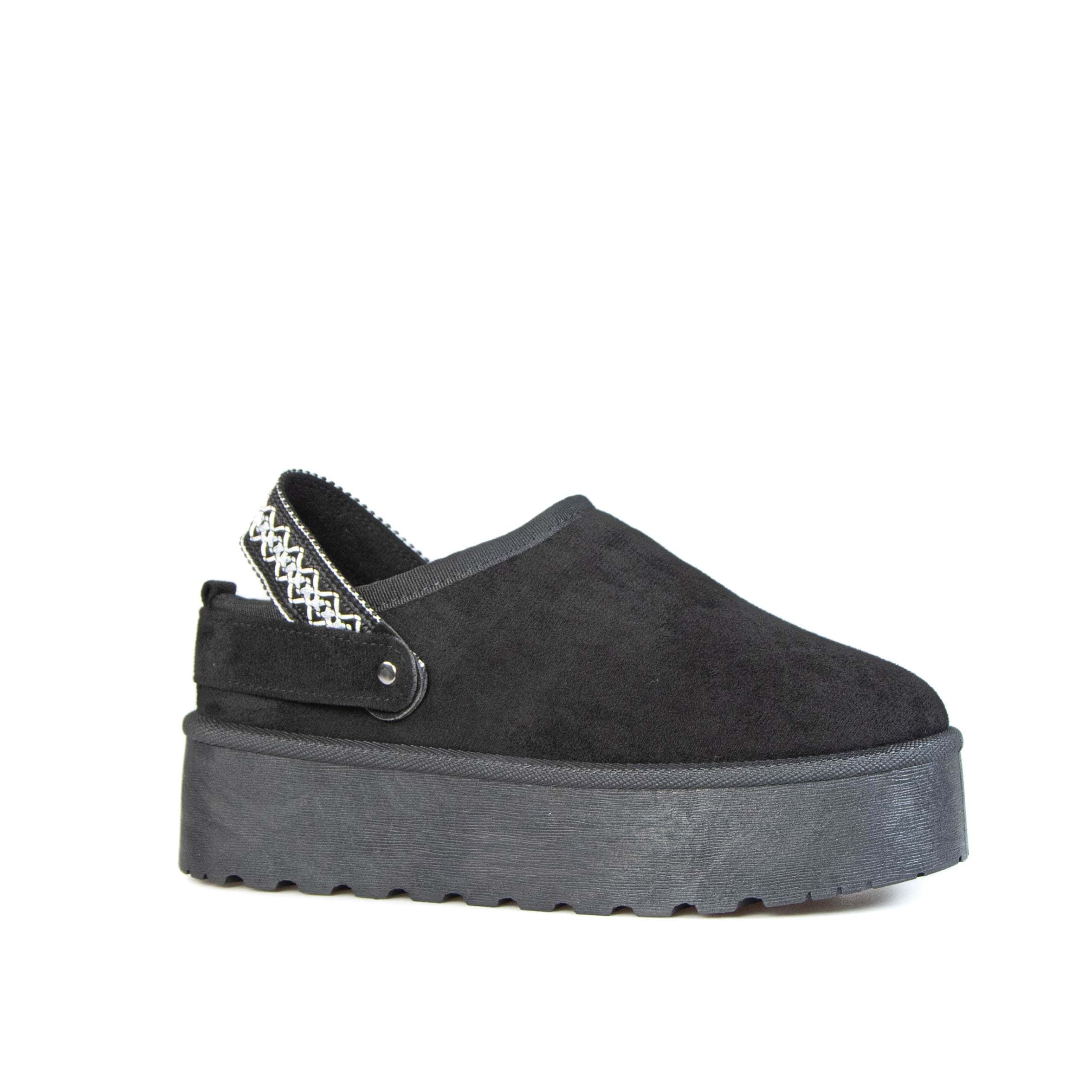 Shaggy – Chaussons à plateforme en Noir.