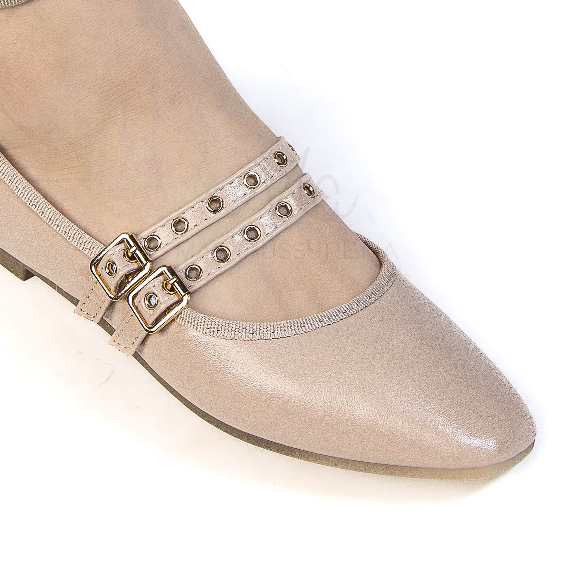 Farha – Ballerines Femmes en Taupe.