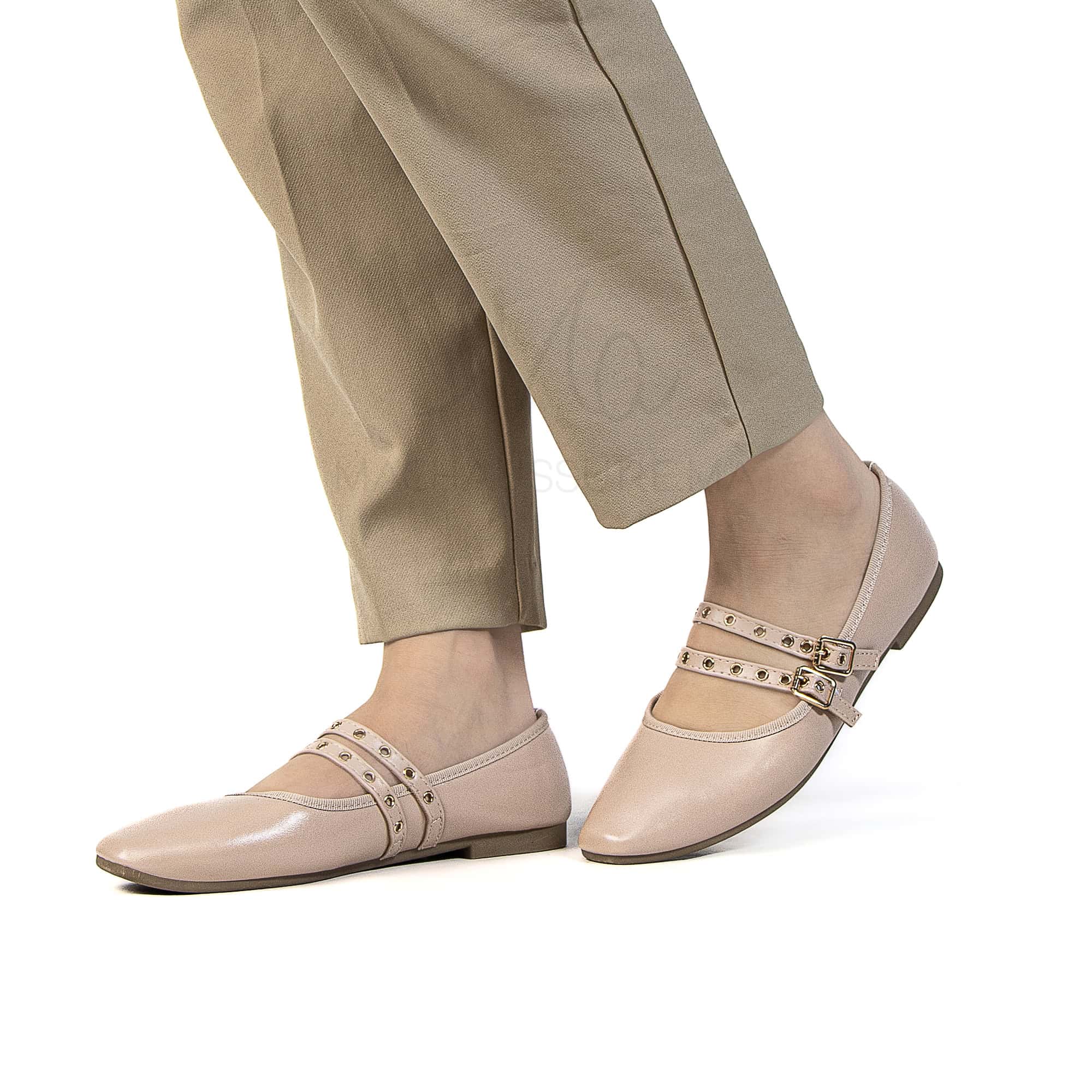 Farha – Ballerines Femmes en Taupe.
