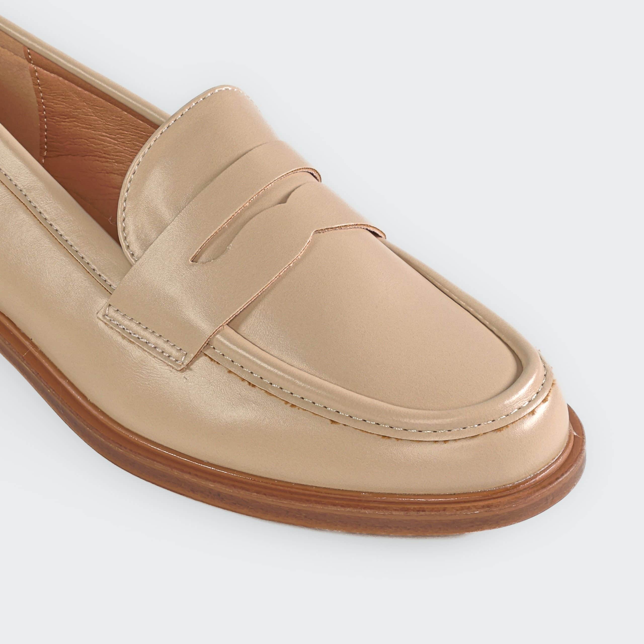 Roma – Mocassins Femmes en Kaki.