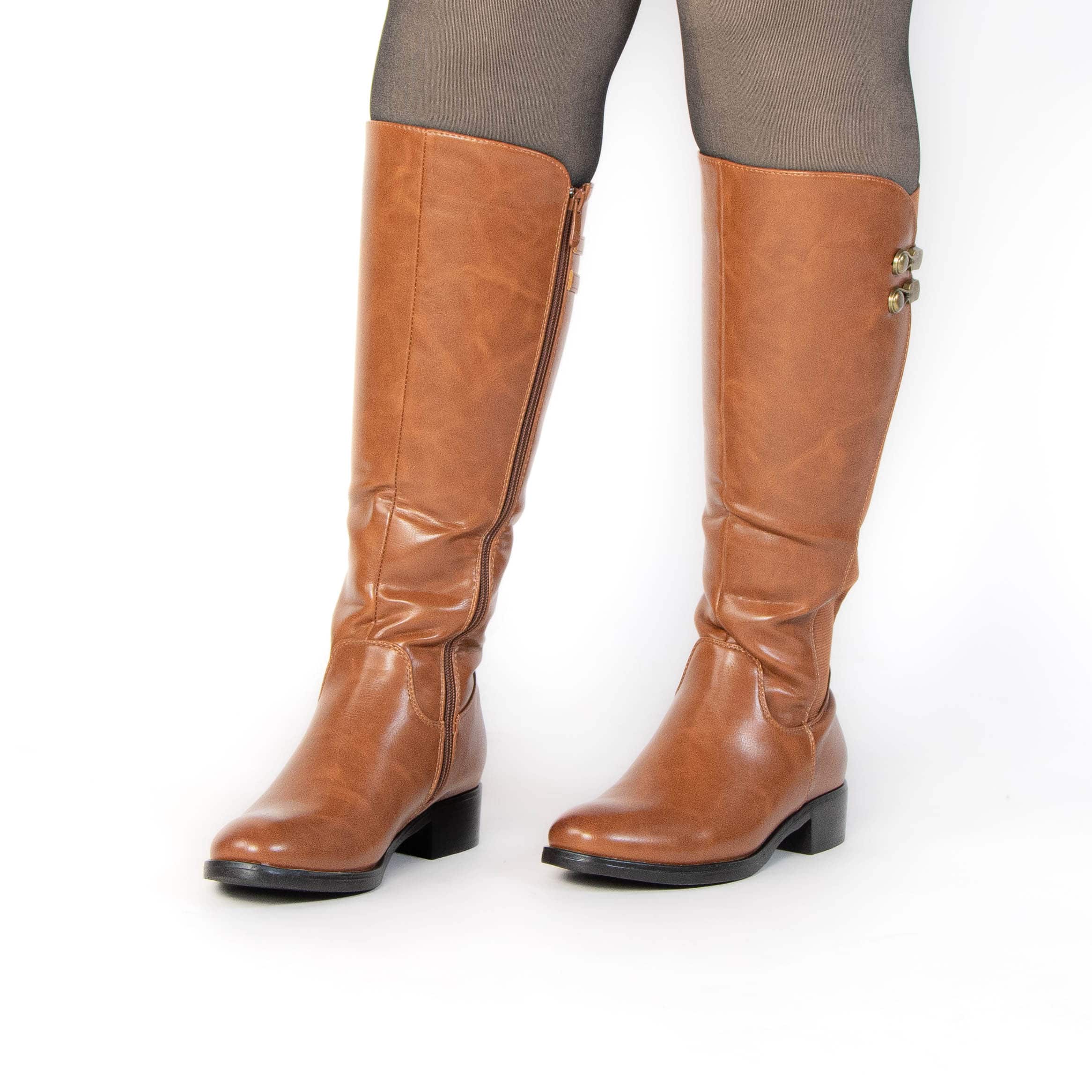 MARY – Bottes Femmes en Tabac.