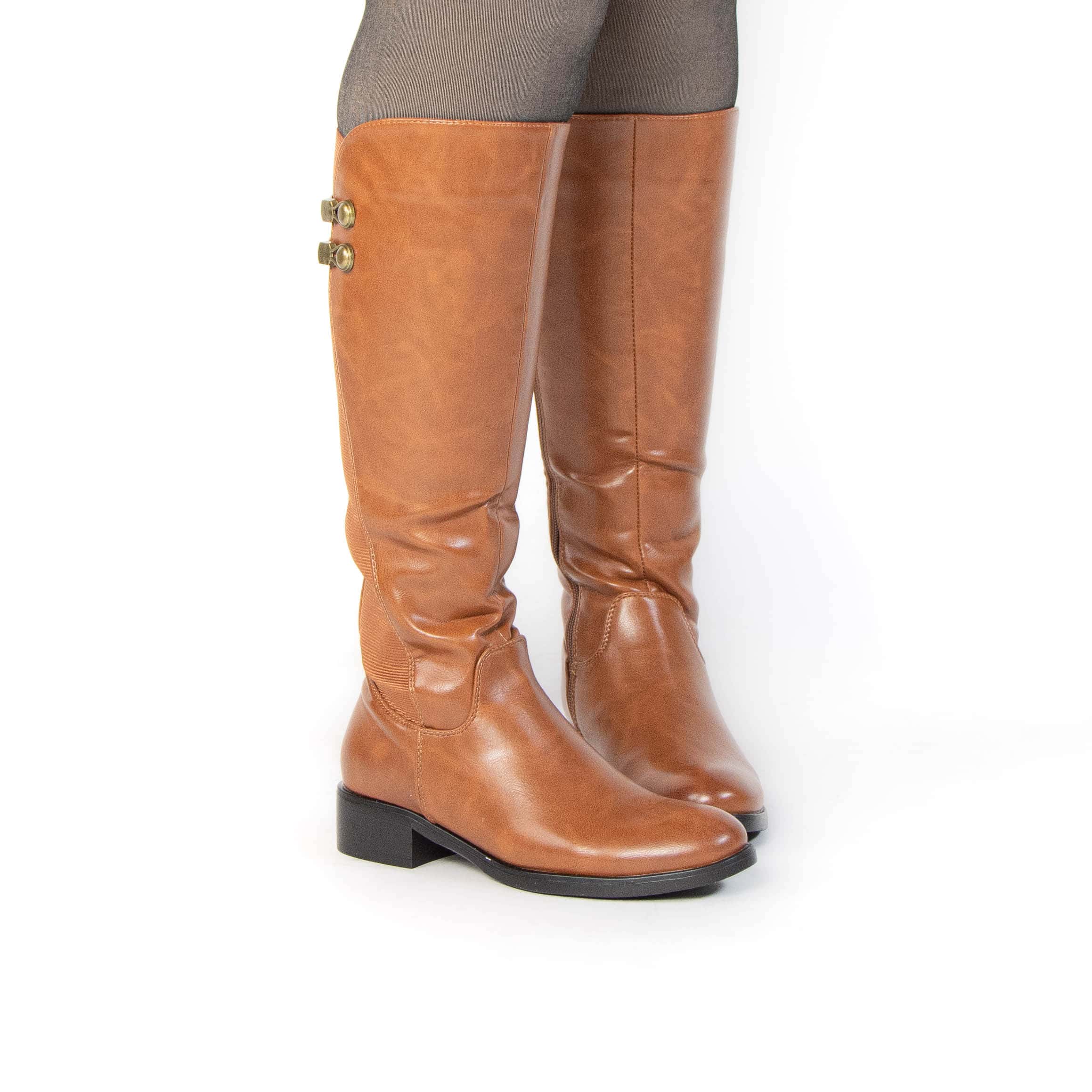 MARY – Bottes Femmes en Tabac.
