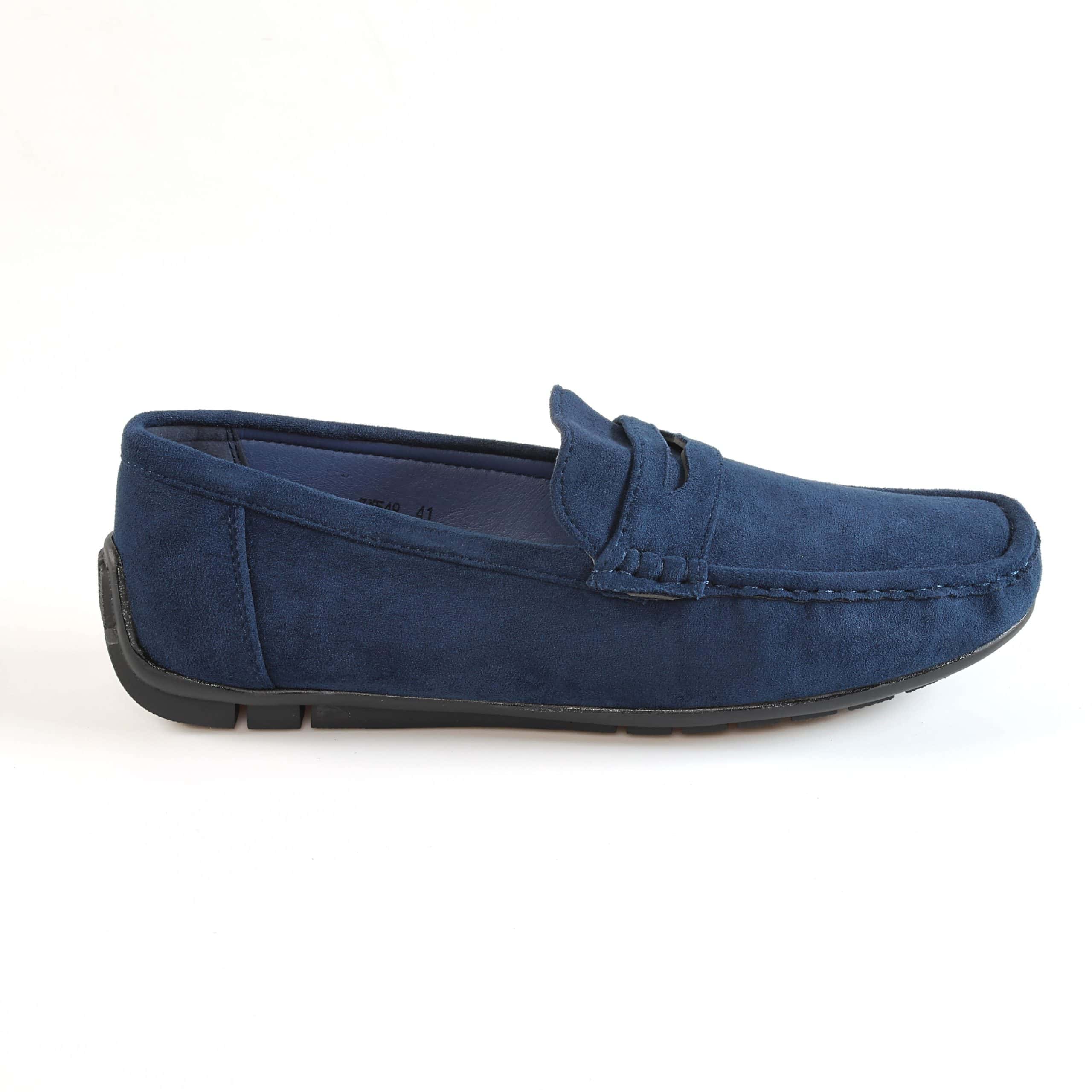 Waylon – Mocassins Hommes en Bleu.