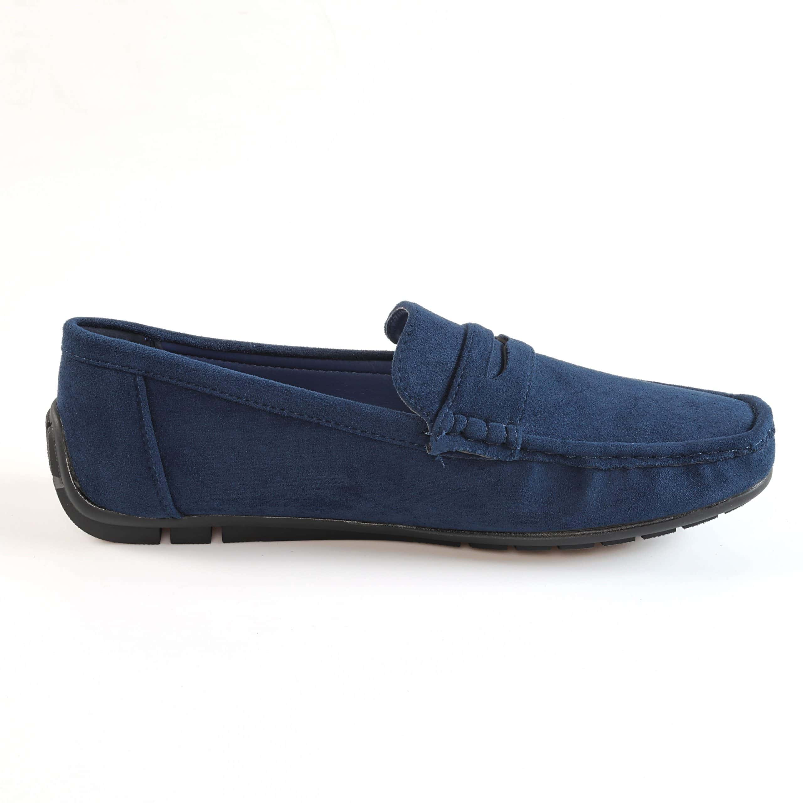 Waylon – Mocassins Hommes en Bleu.