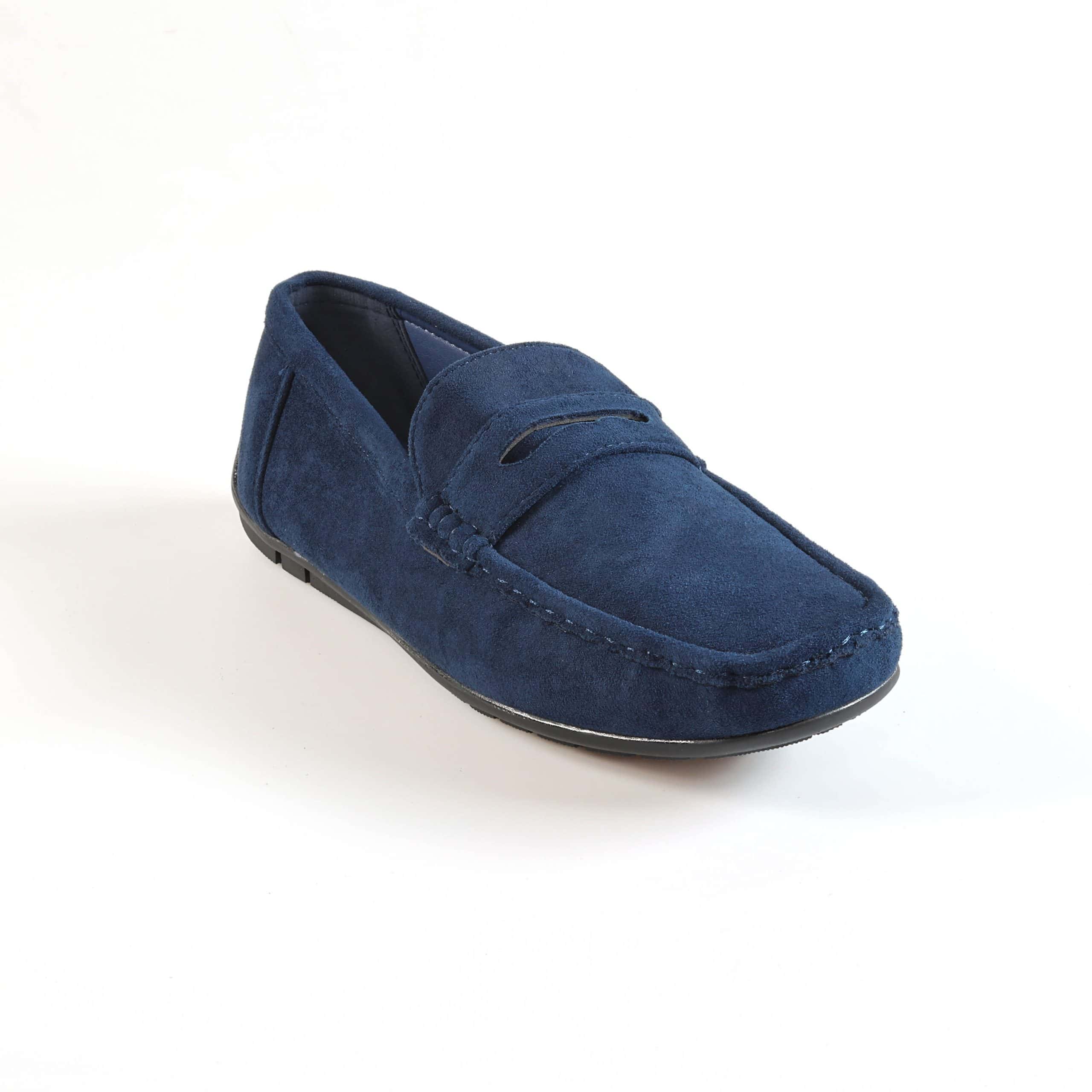 Waylon – Mocassins Hommes en Bleu.