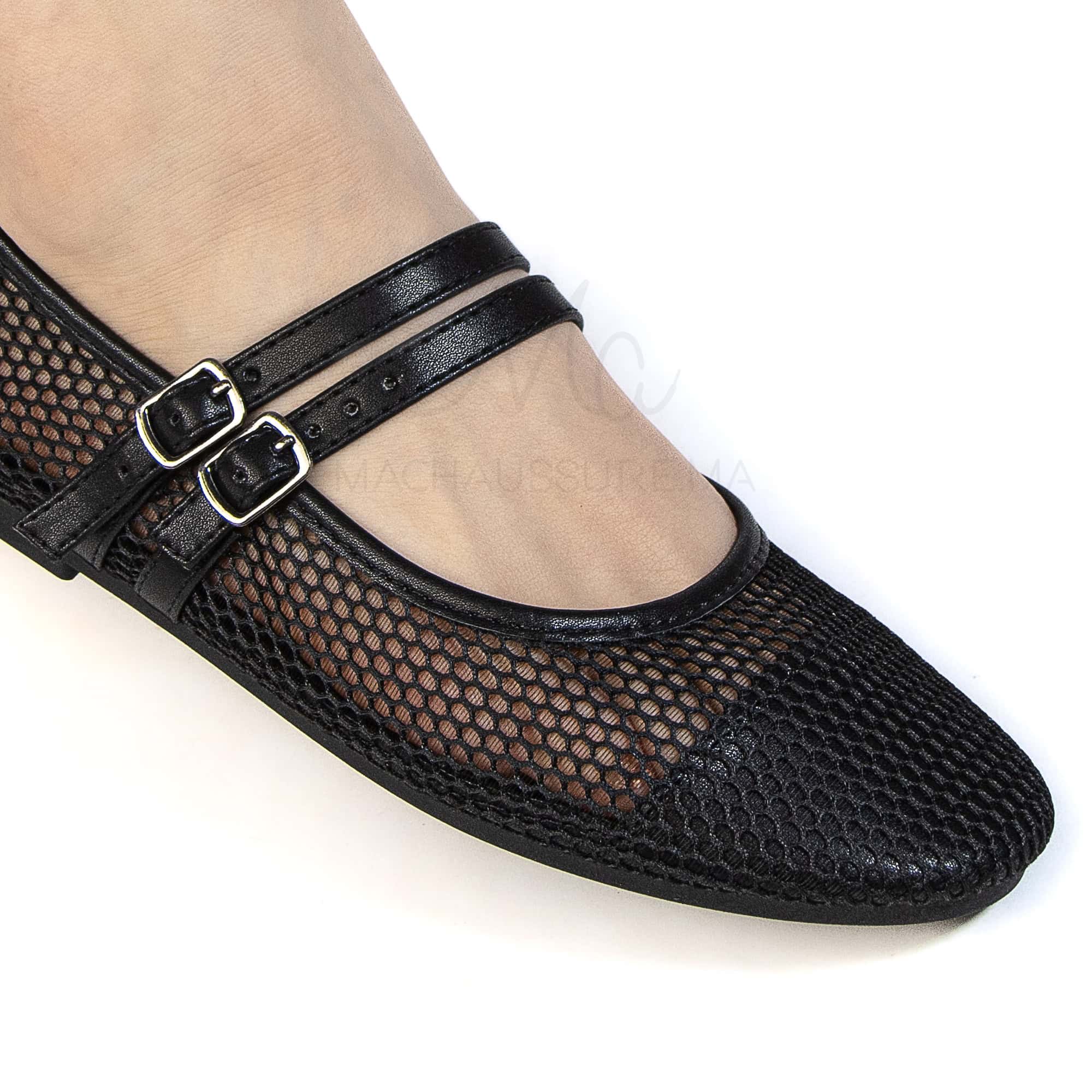 Marha – Ballerines Femmes en Noir.
