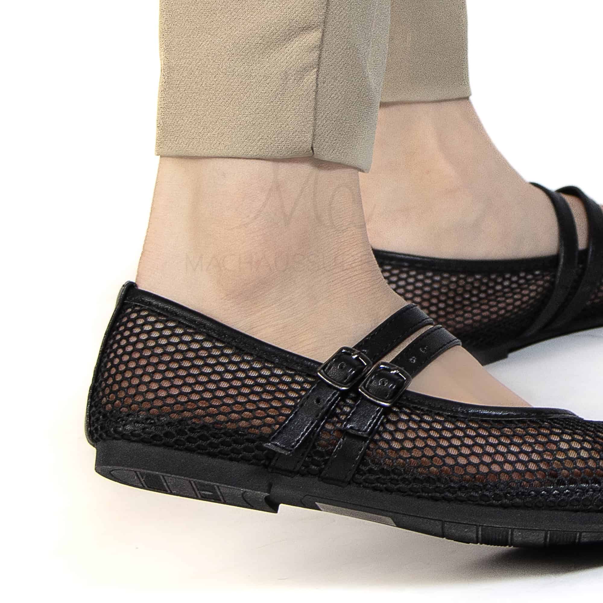 Marha – Ballerines Femmes en Noir.