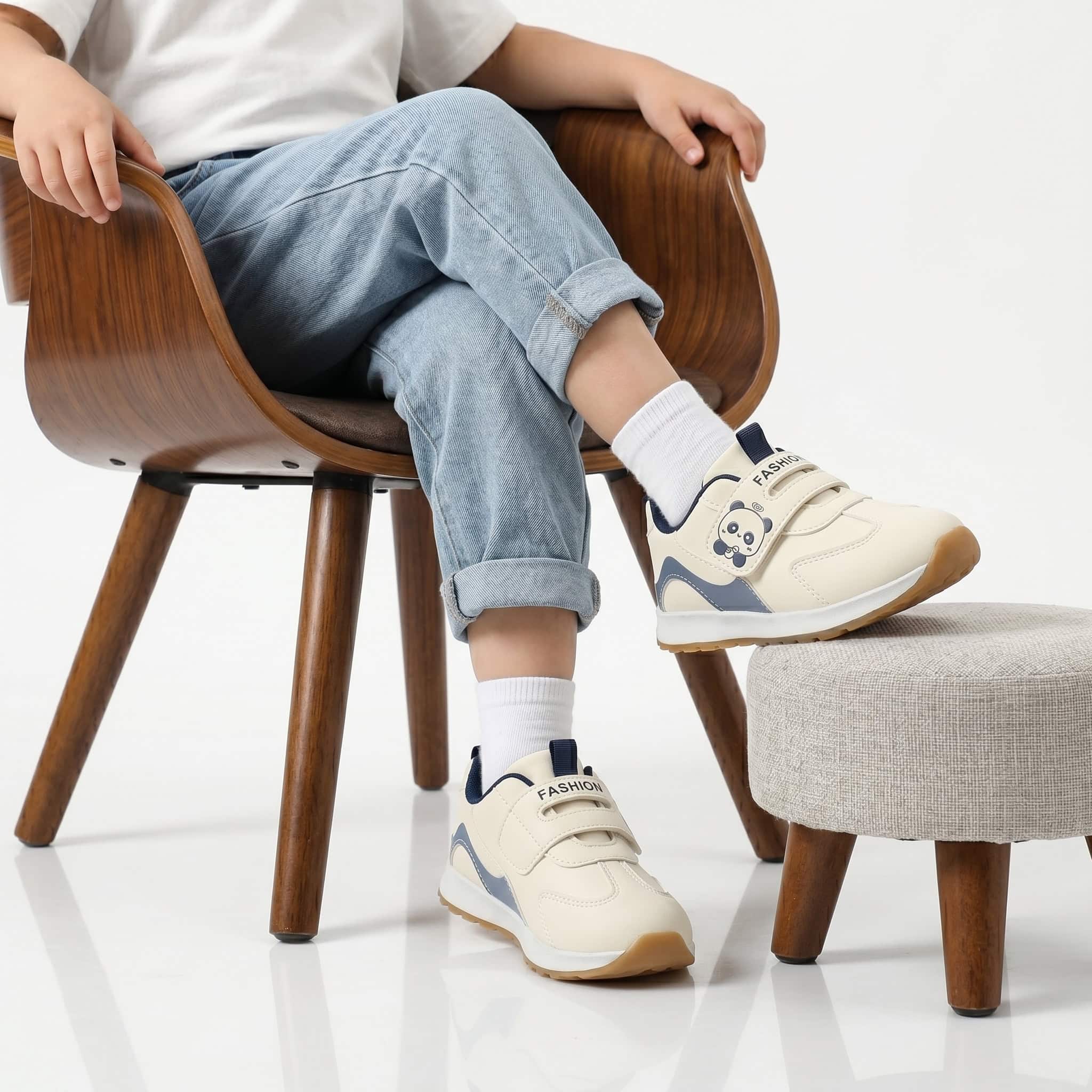 Zell – Baskets Enfants en Bleu.