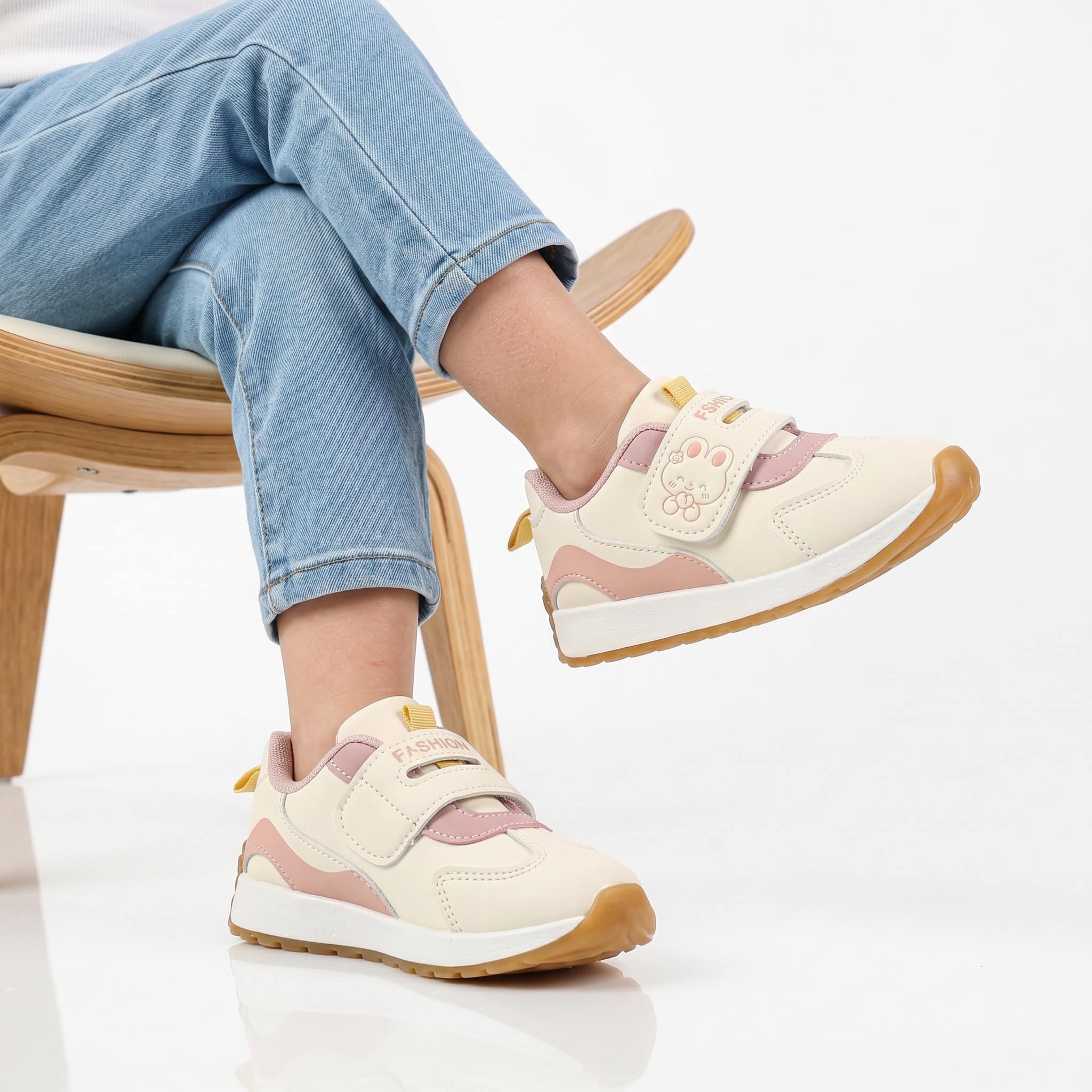 Zell – Baskets Enfants en Rose.