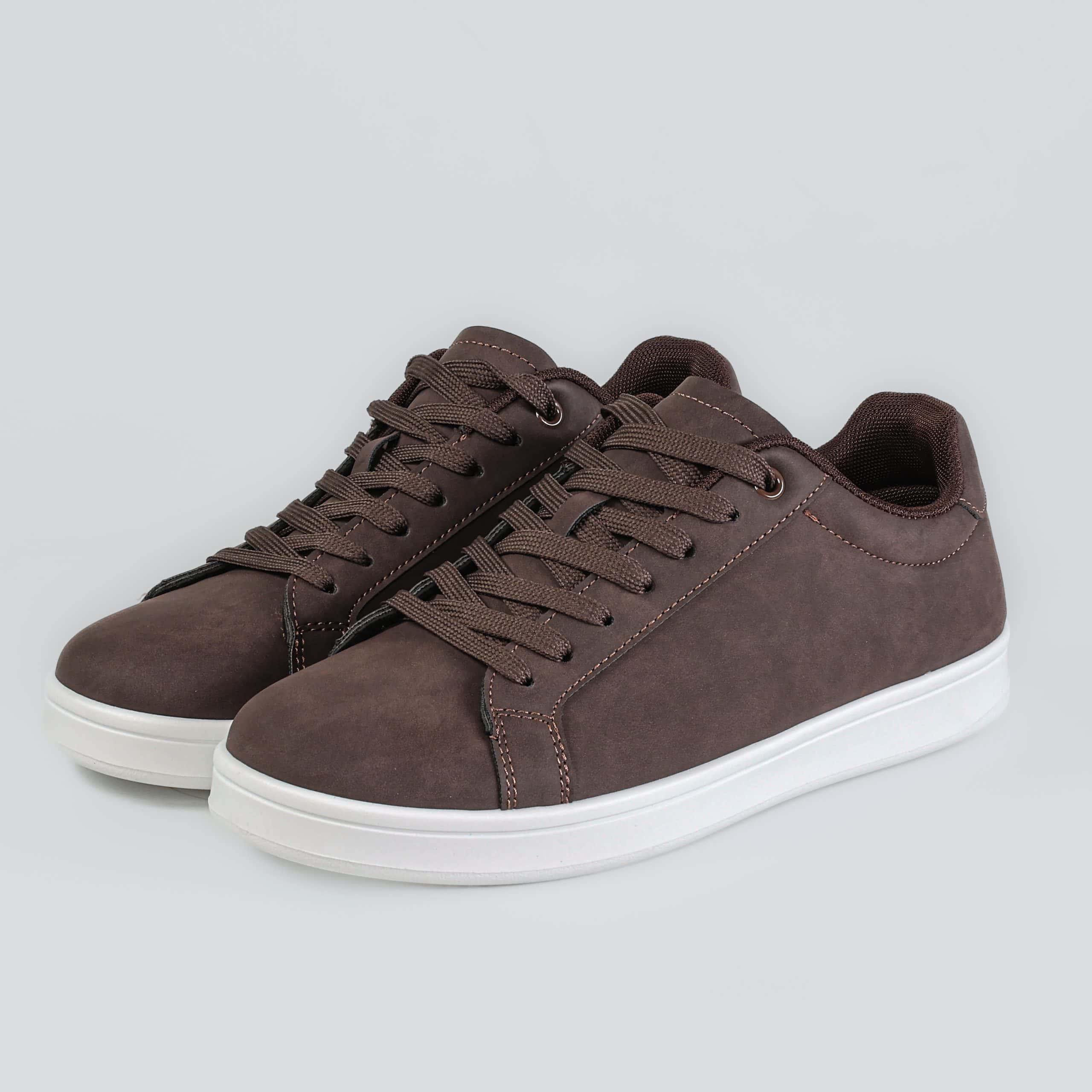 Elliott – Baskets Hommes en Marron.