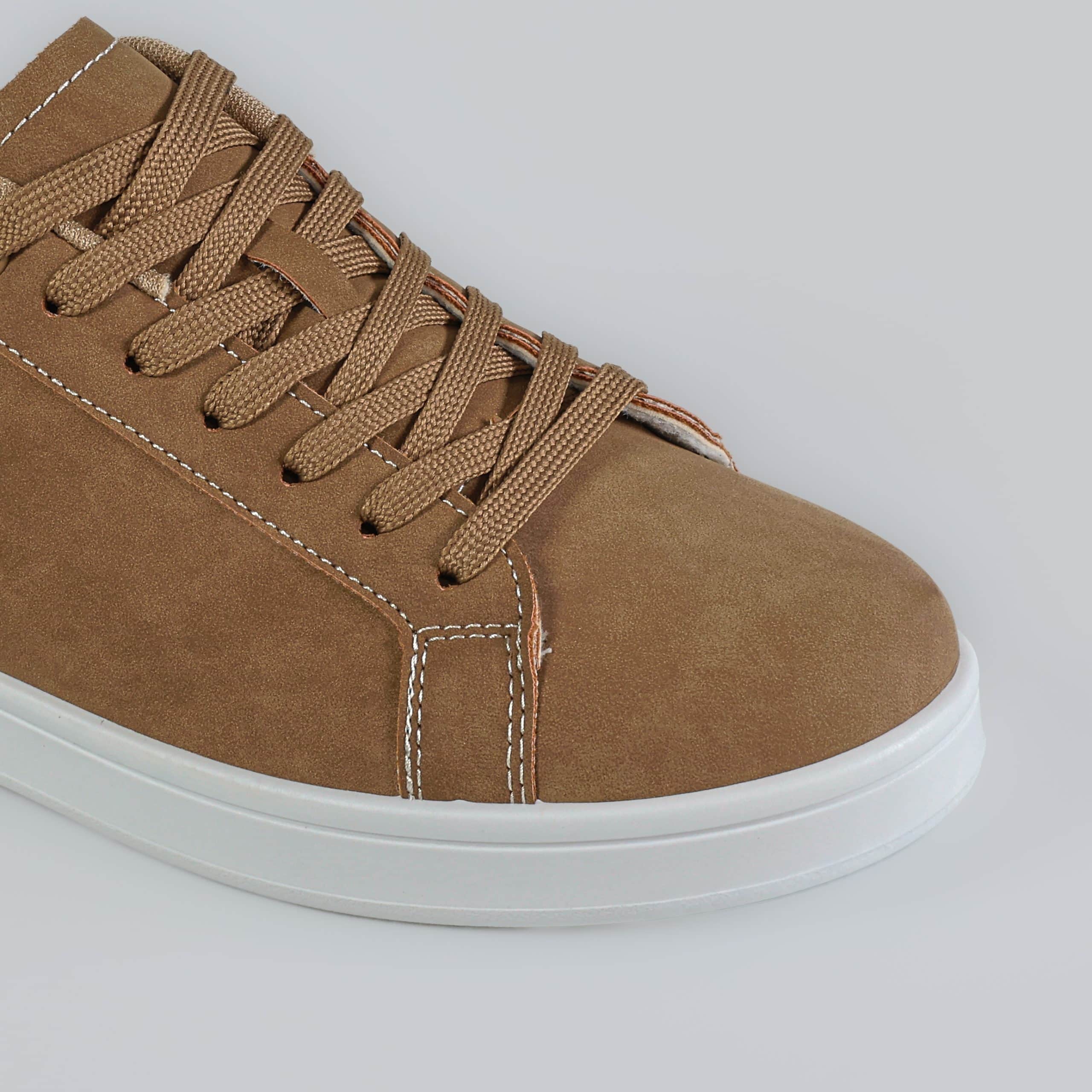 Elliott – Baskets Hommes en Taupe.