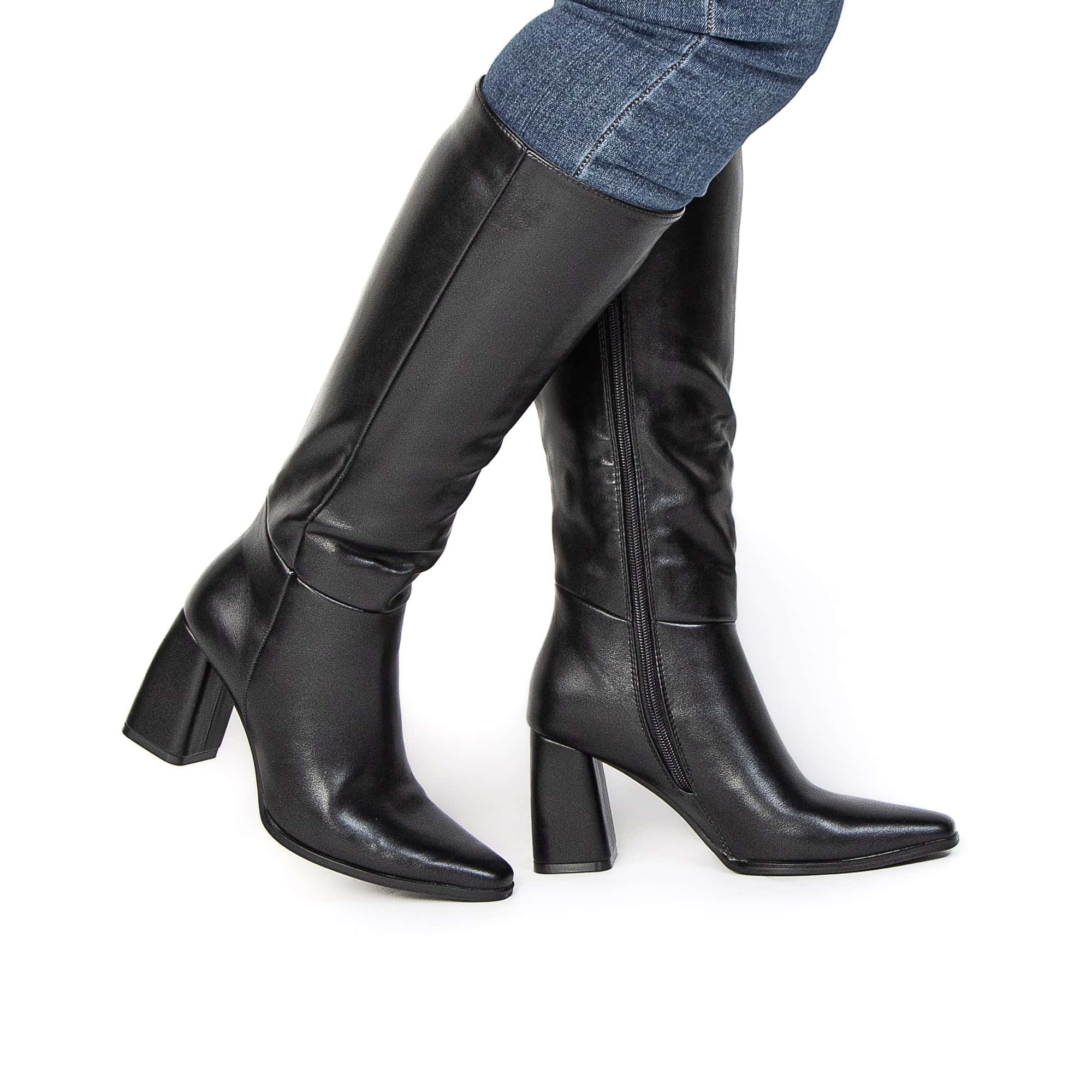 DRINDLE – Bottes femmes en Noir.