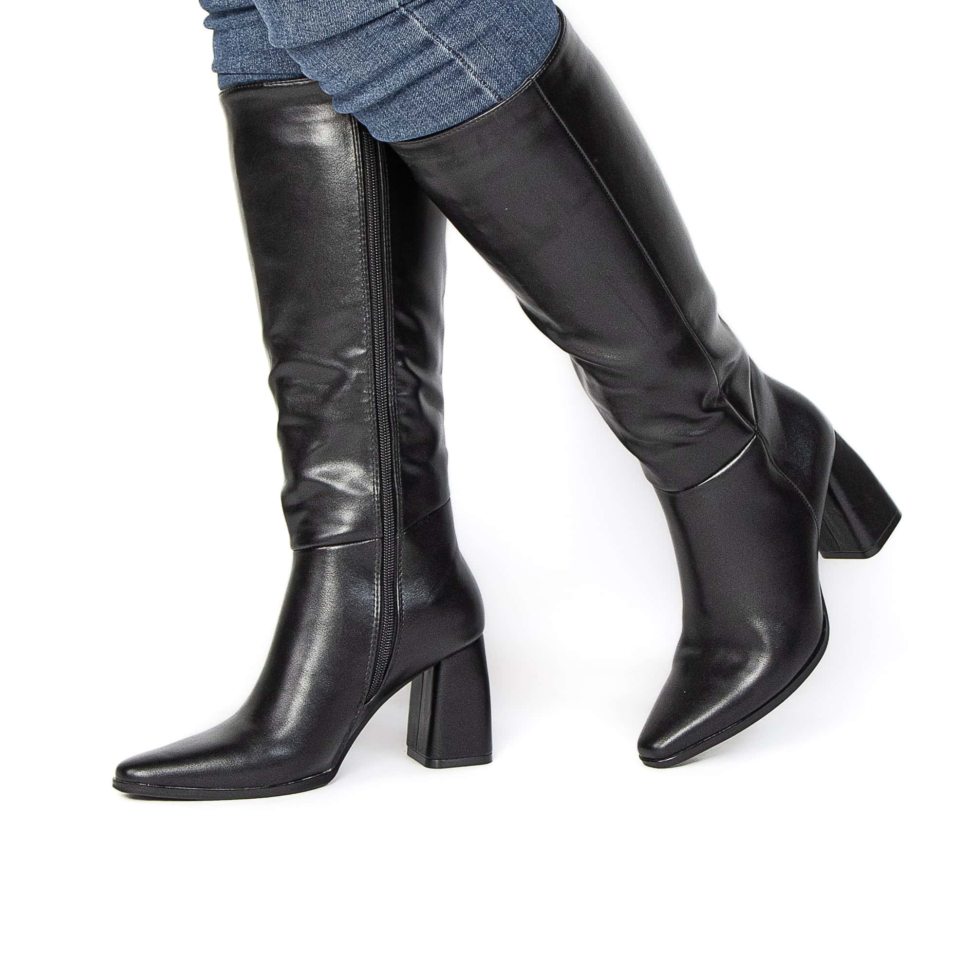 DRINDLE – Bottes femmes en Noir.