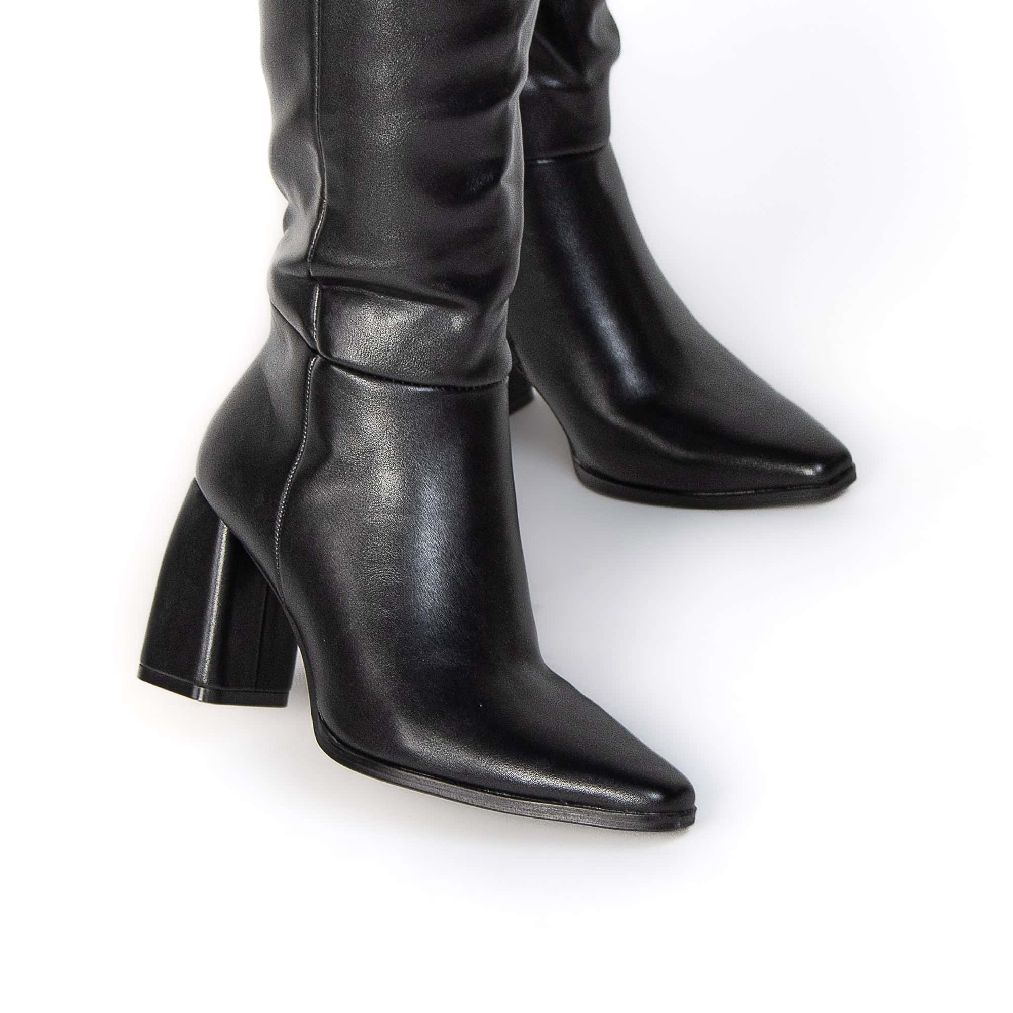 DRINDLE – Bottes femmes en Noir.