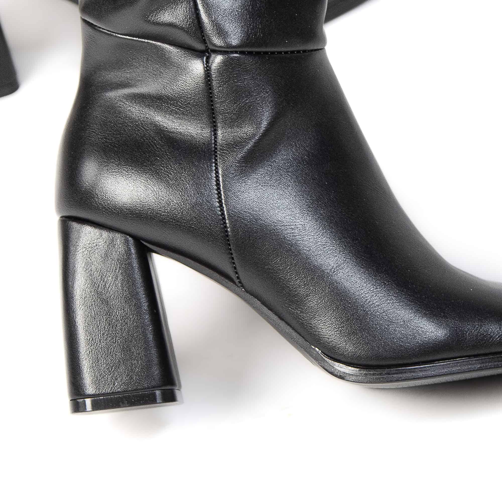 DRINDLE – Bottes femmes en Noir.