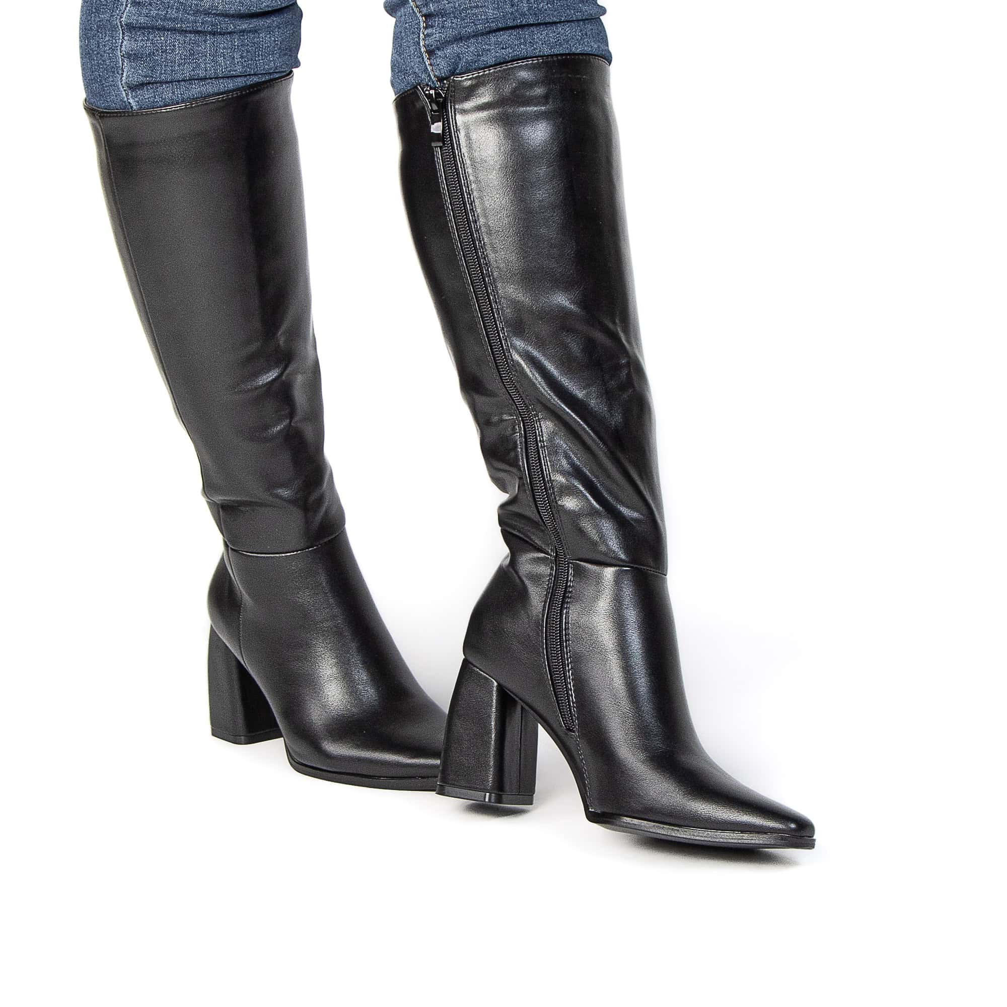 DRINDLE – Bottes femmes en Noir.
