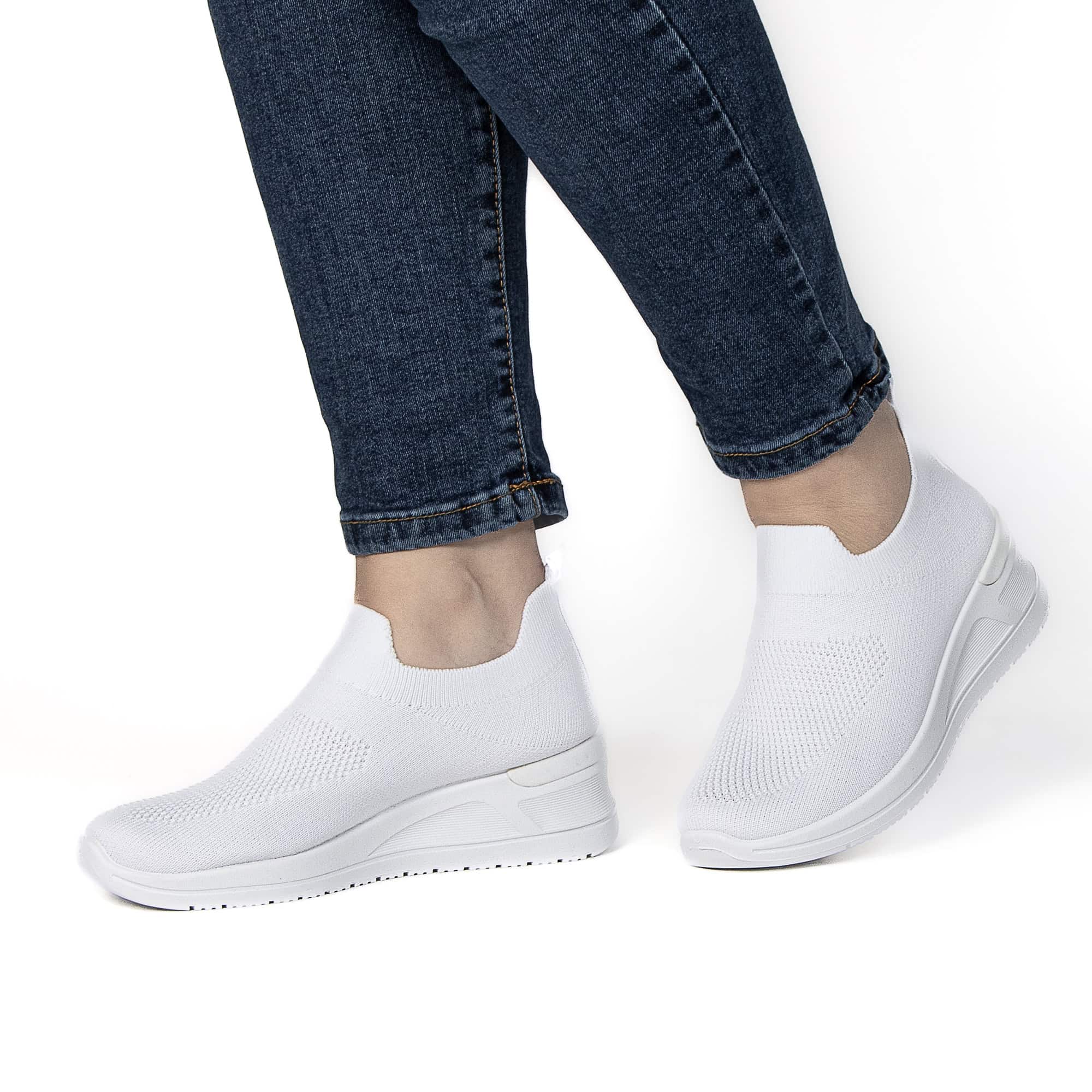 ARIA – Baskets Confort Respirantes en Blanc.