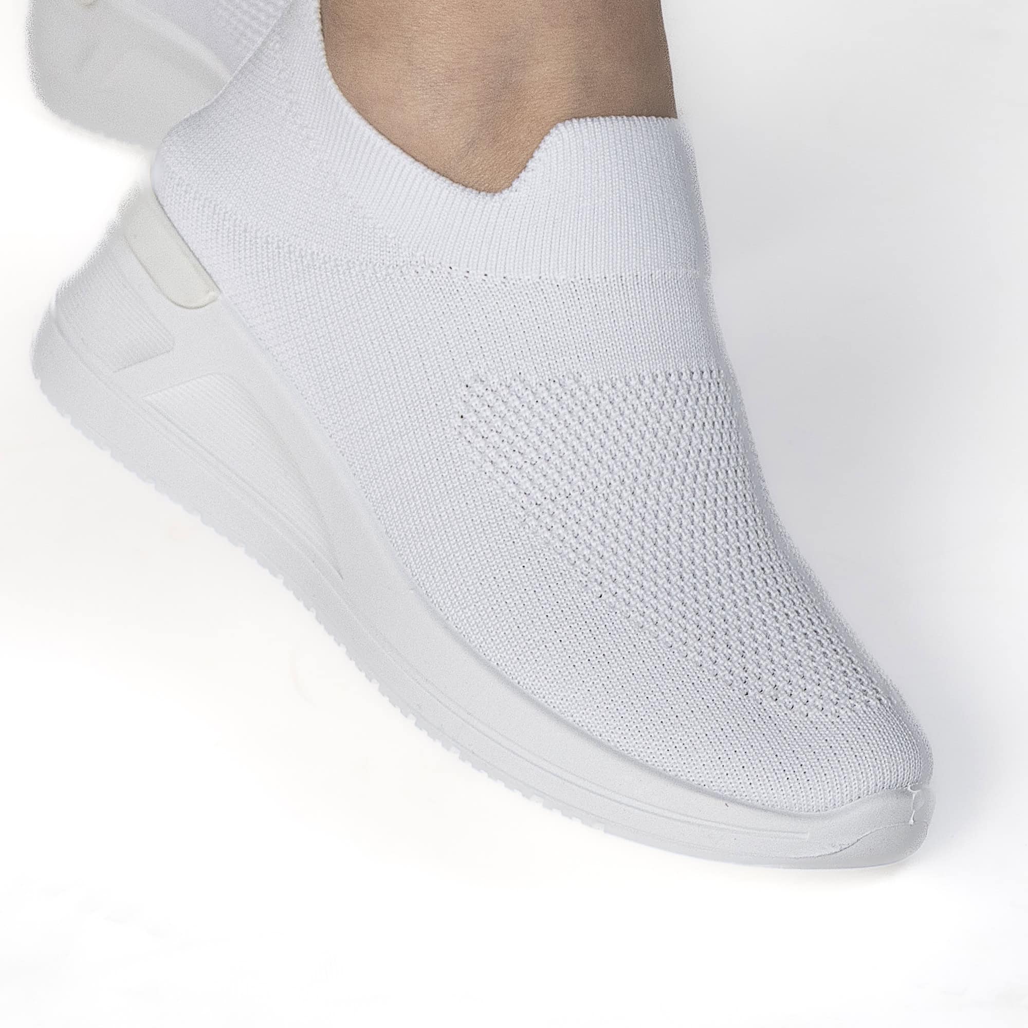 ARIA – Baskets Confort Respirantes en Blanc.