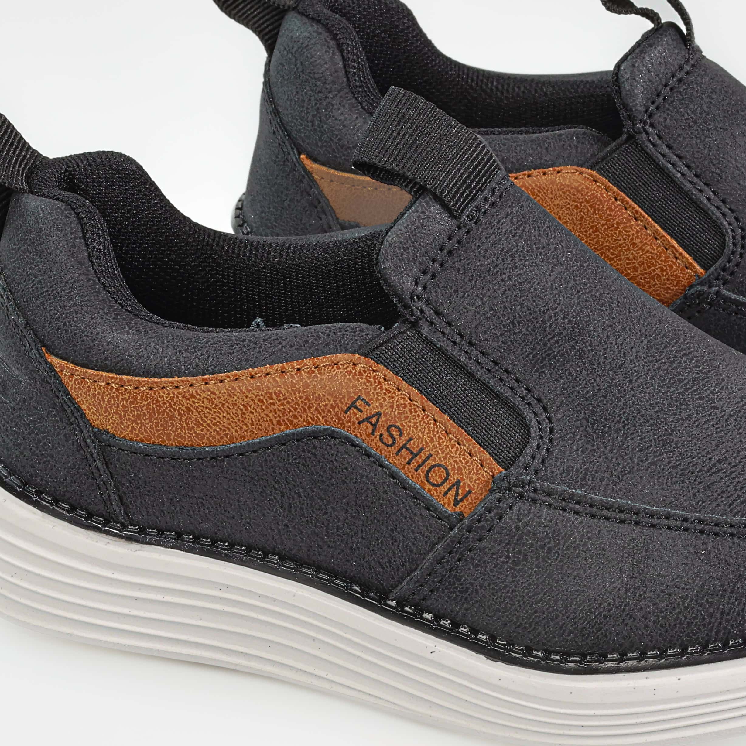 Rifty – Baskets Enfants en Noir.