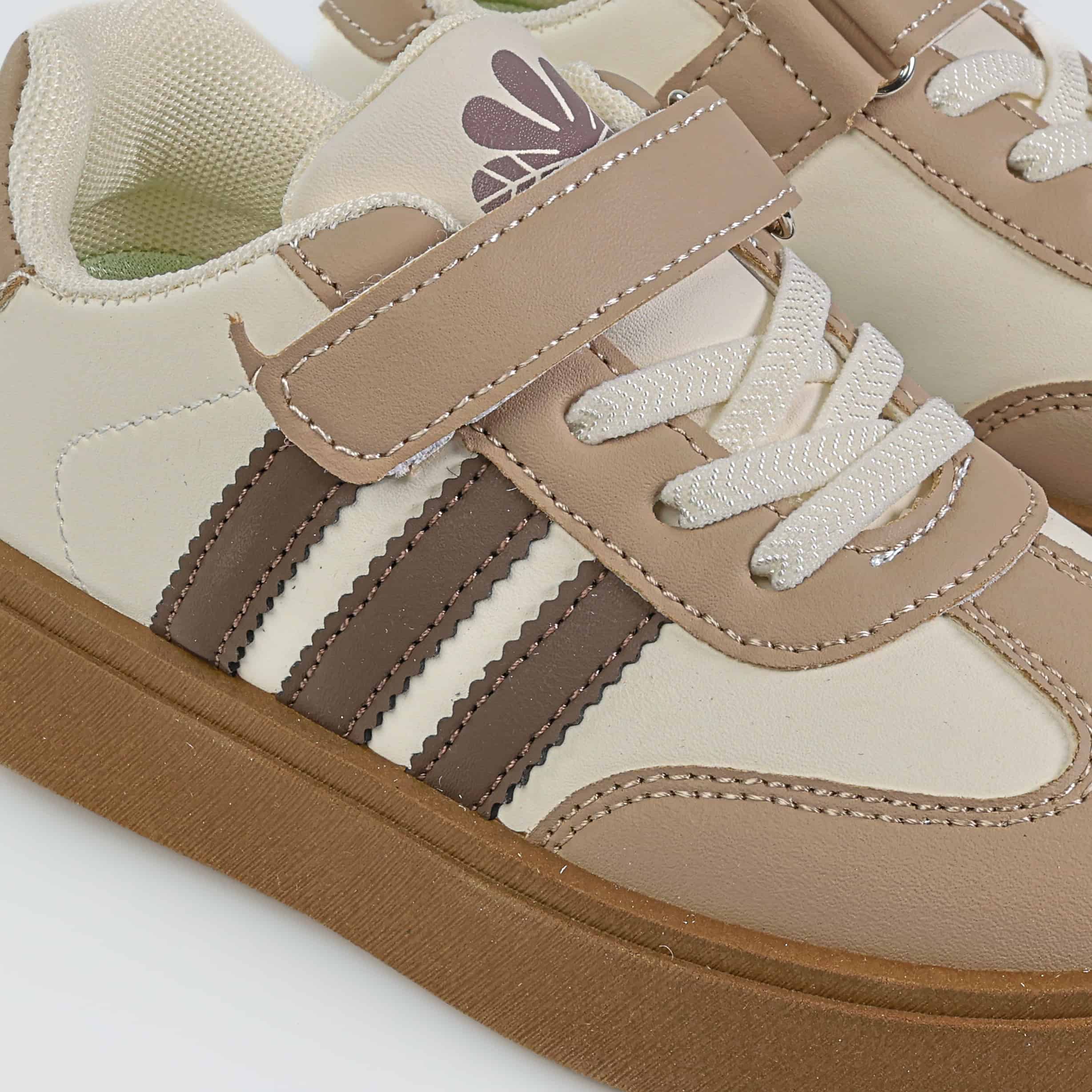 Layan – Baskets Enfants en Kaki.