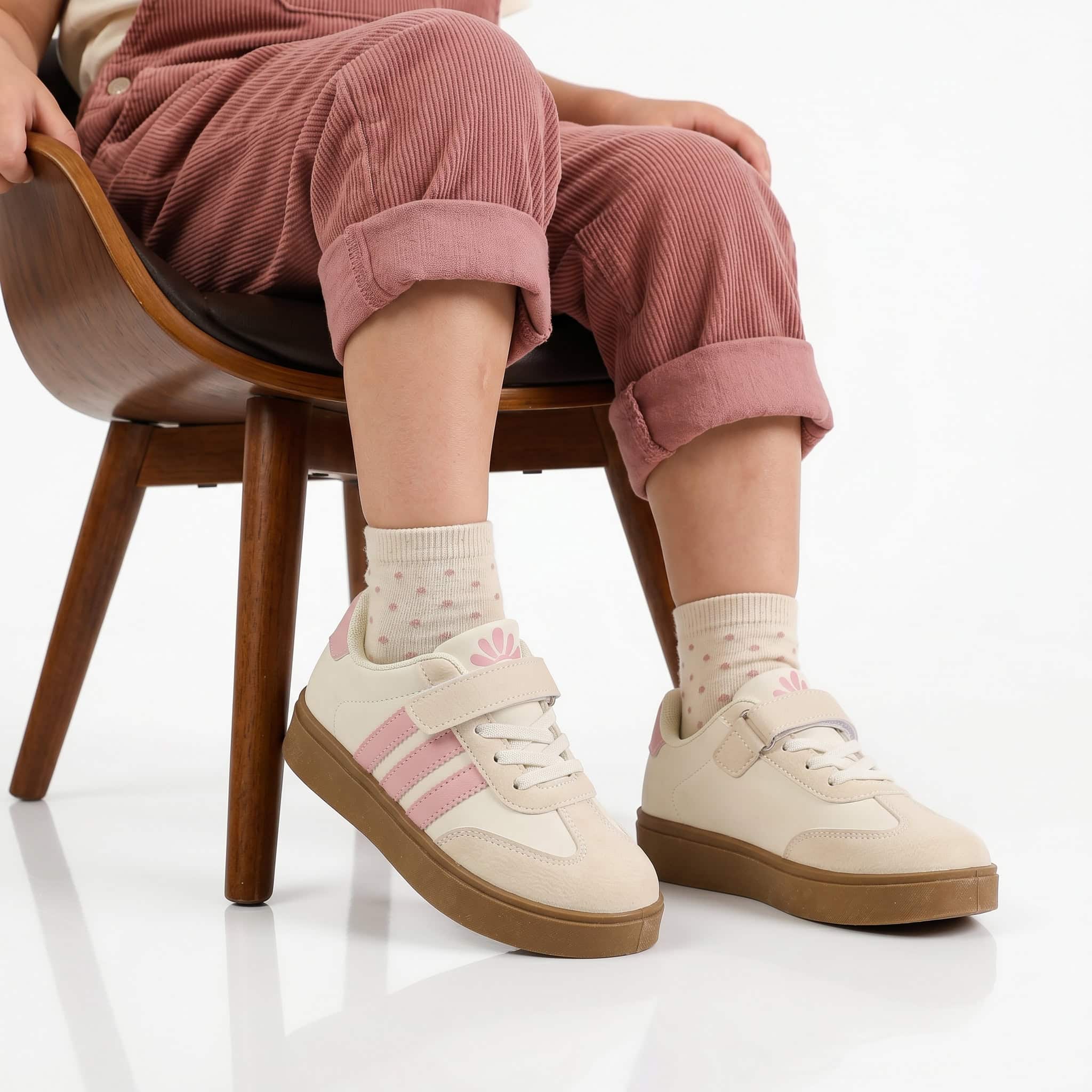 Layan – Baskets Enfants en Rose.