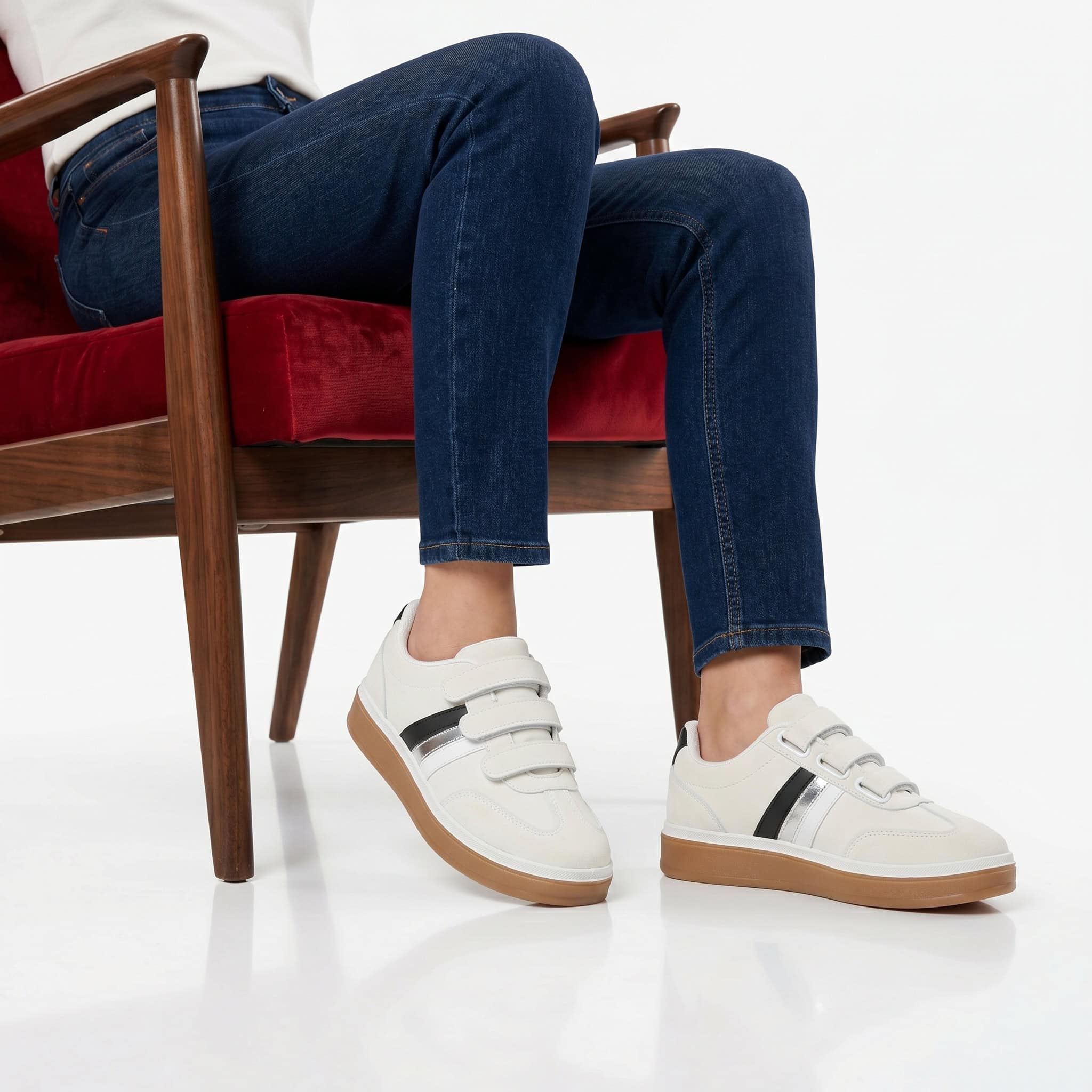 Nova – Baskets Femmes en Blanc.