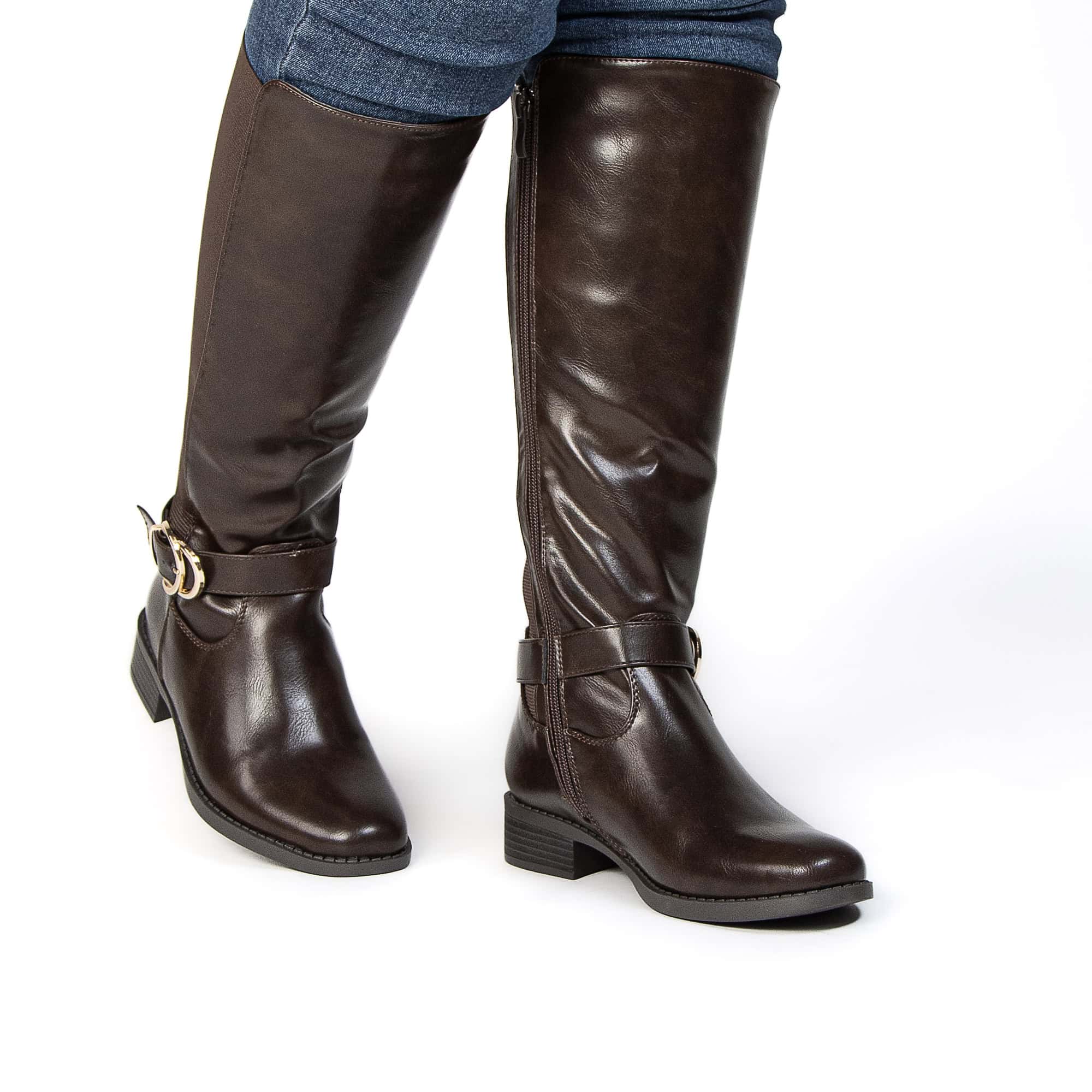 Atlas – Bottes femmes en Marron.