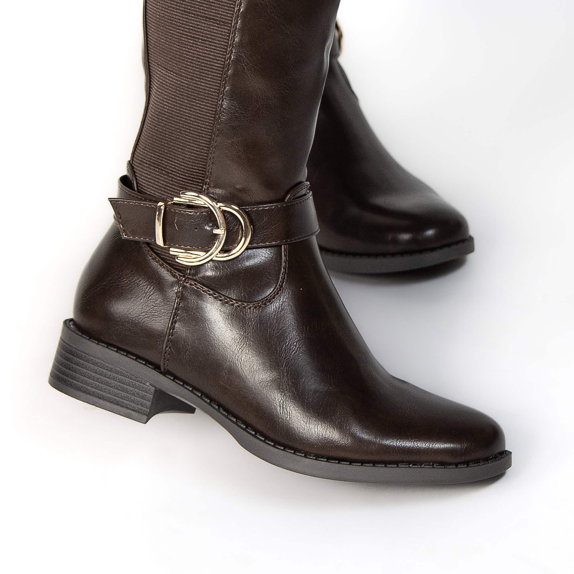 Atlas – Bottes femmes en Marron.