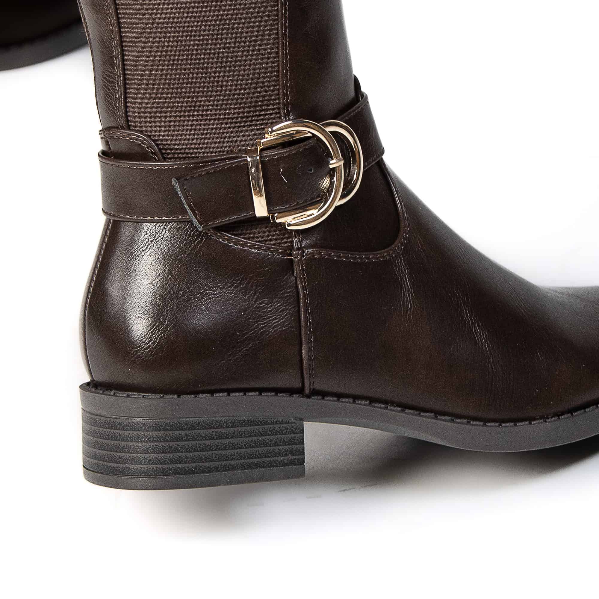 Atlas – Bottes femmes en Marron.