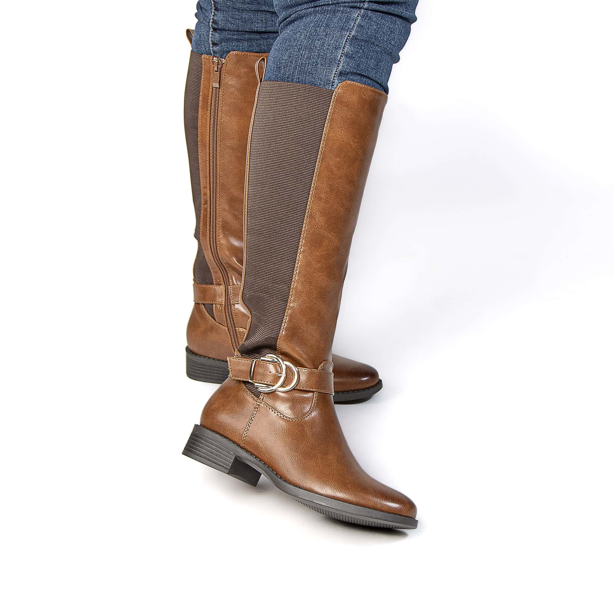 Atlas – Bottes femmes en Tabac.