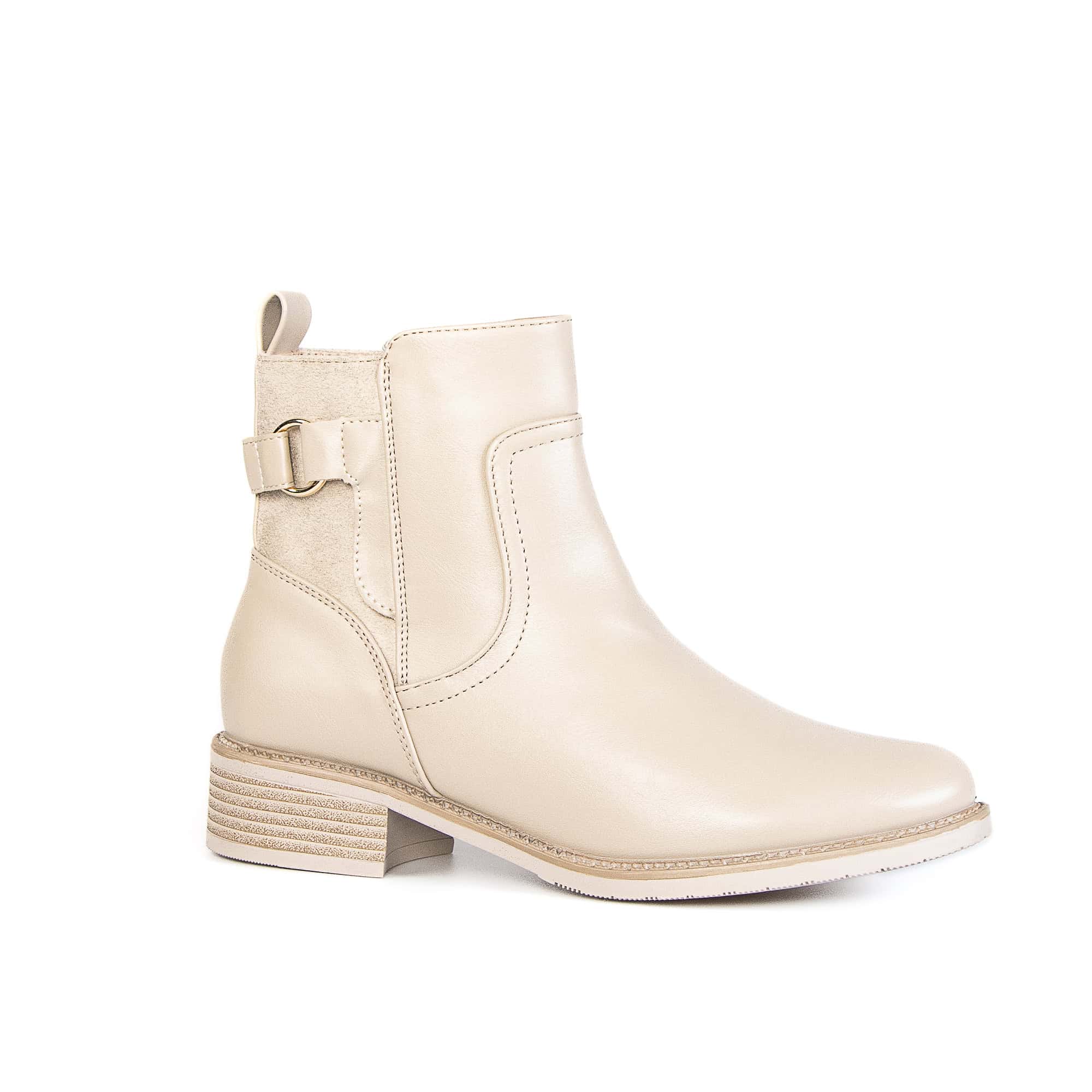 GLORY – Bottines femmes en Kaki.