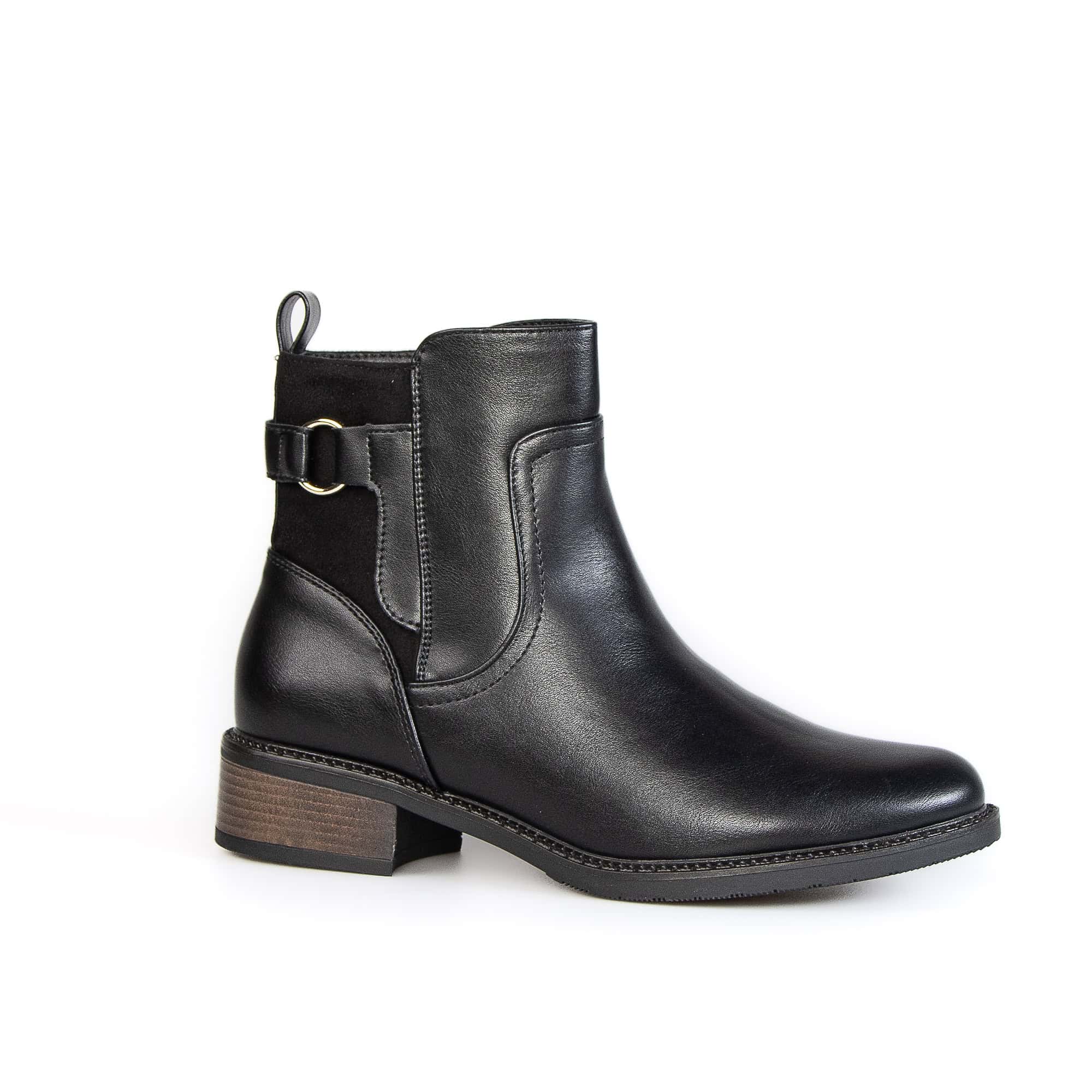 GLORY – Bottines femmes en Noir.