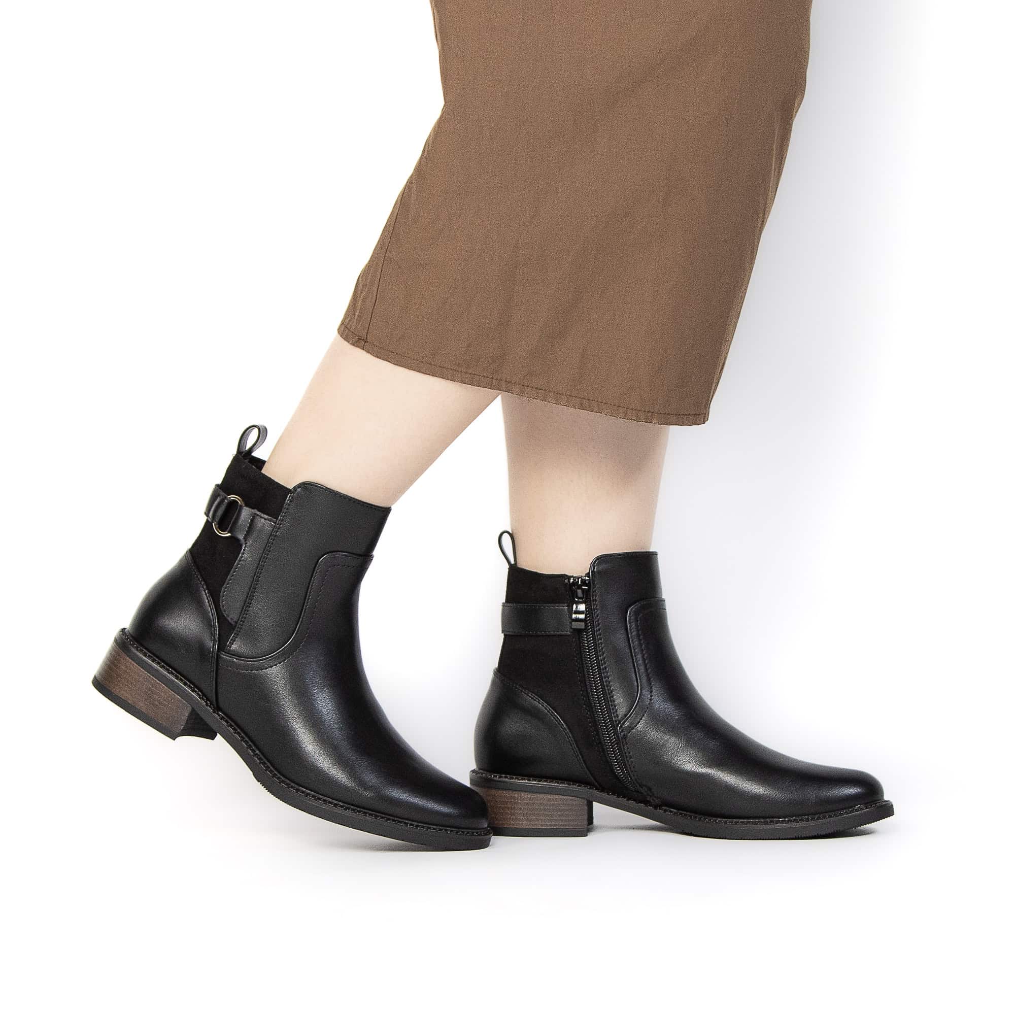 GLORY – Bottines femmes en Noir.