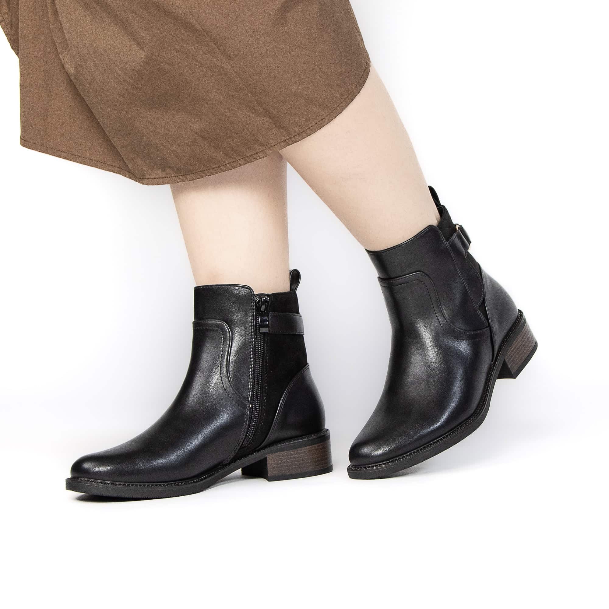 GLORY – Bottines femmes en Noir.