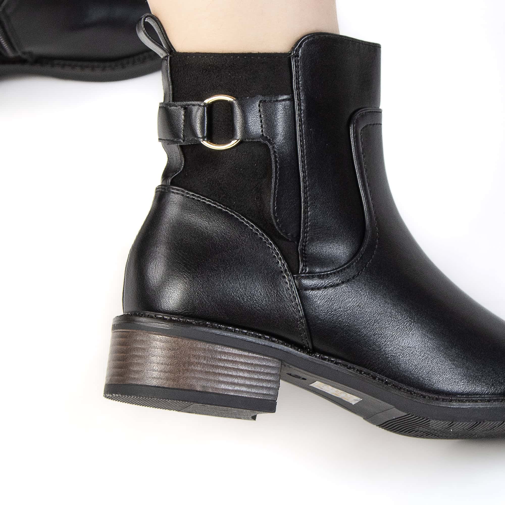 GLORY – Bottines femmes en Noir.