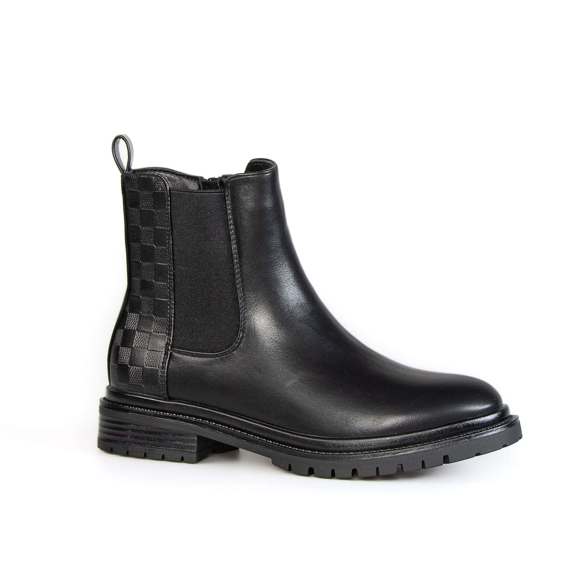 YANTI – Bottines femmes en Noir.