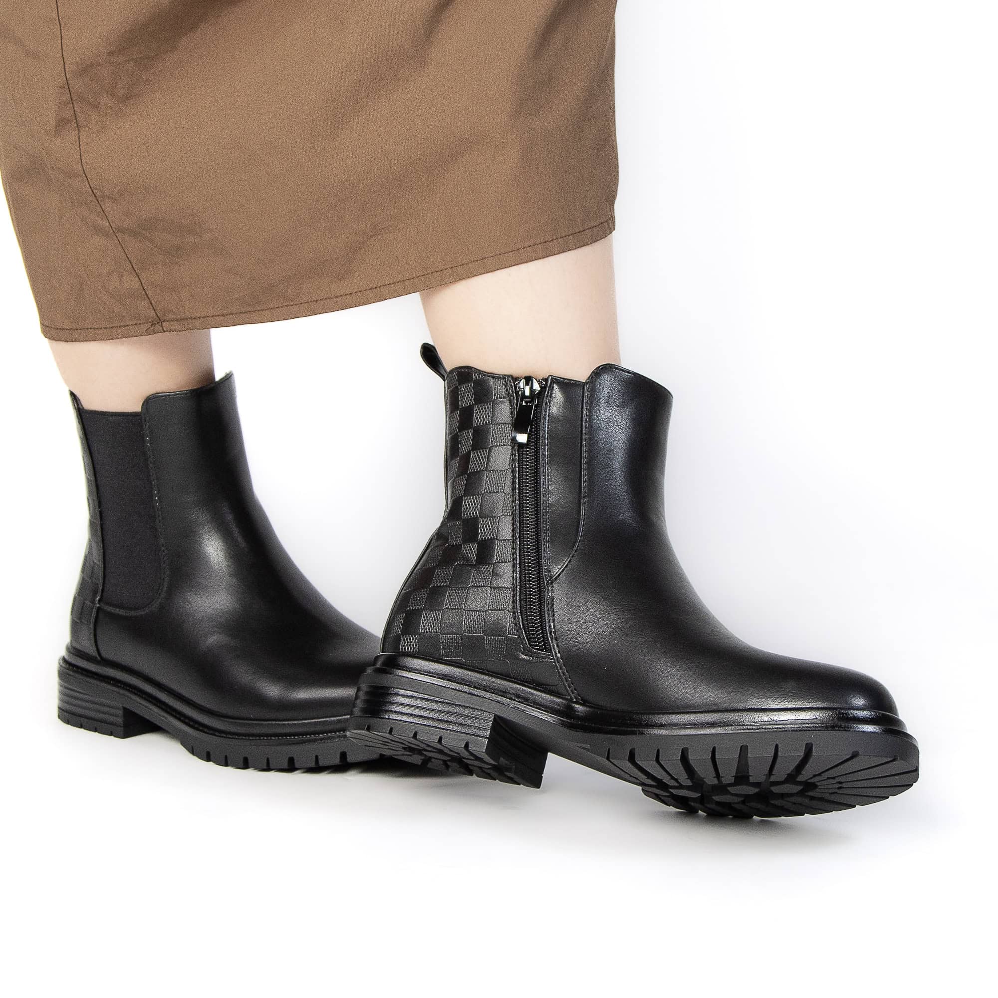 YANTI – Bottines femmes en Noir.