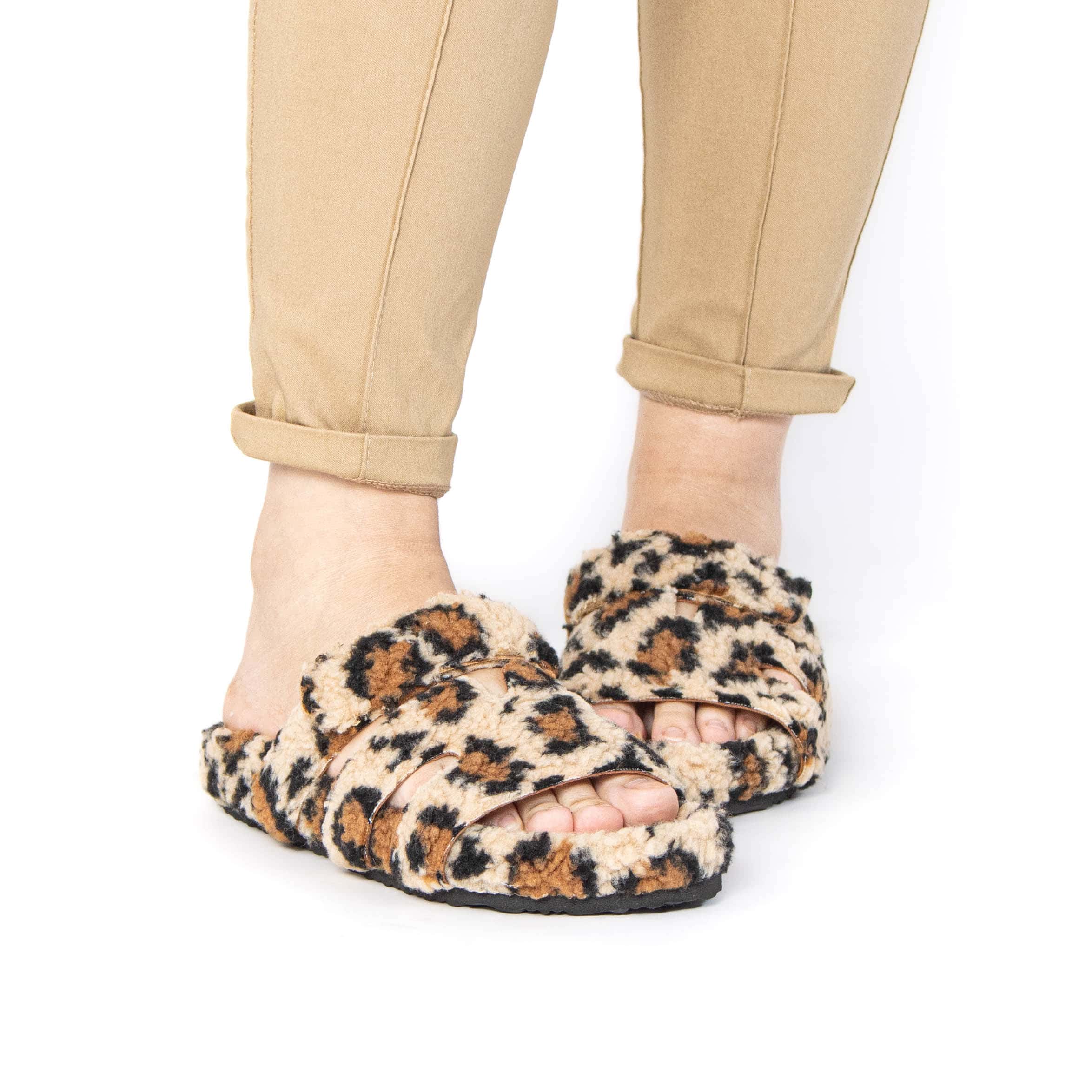 Softy – Pantoufles Femmes en Leopard.