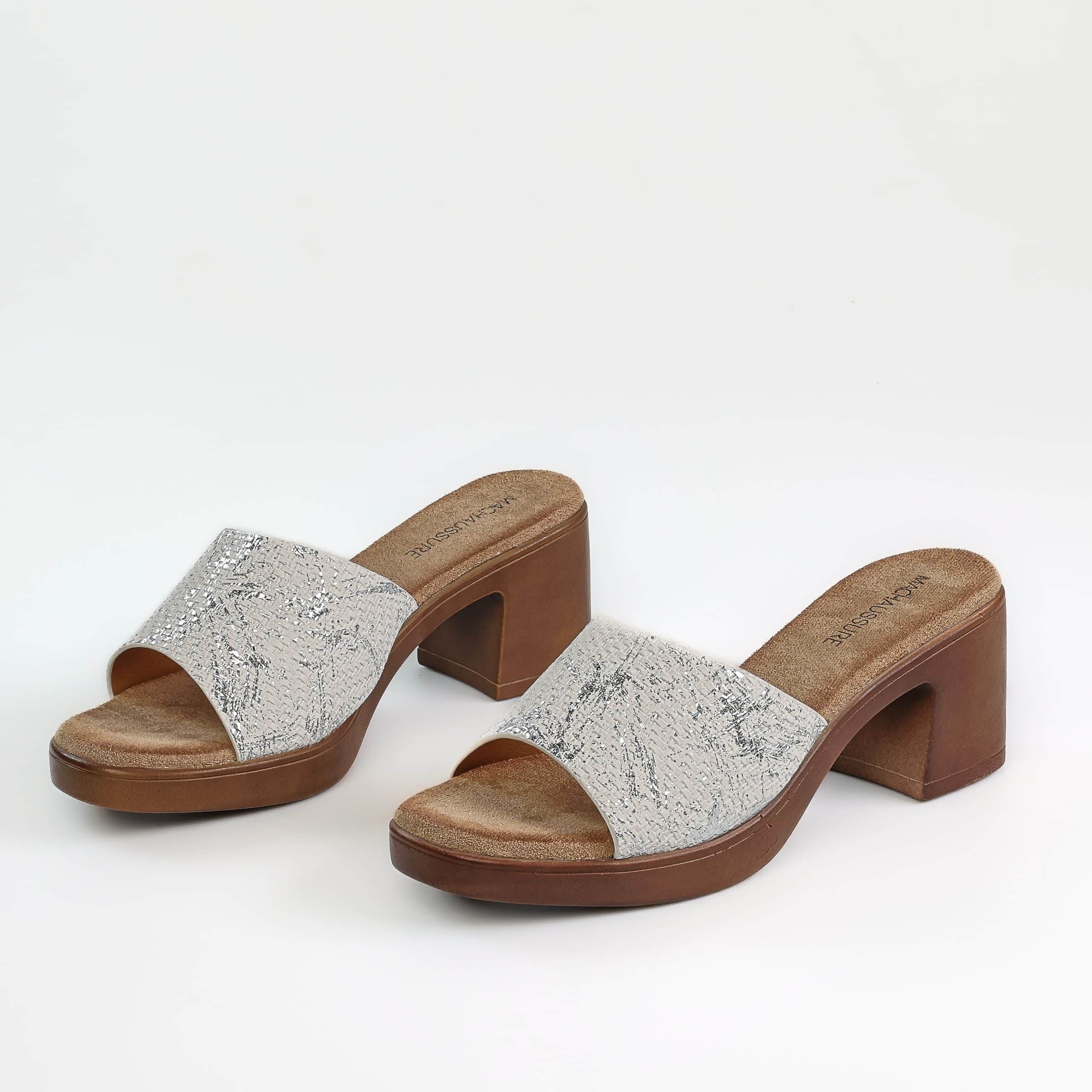WOD – Sandales demi talon en Blanc.