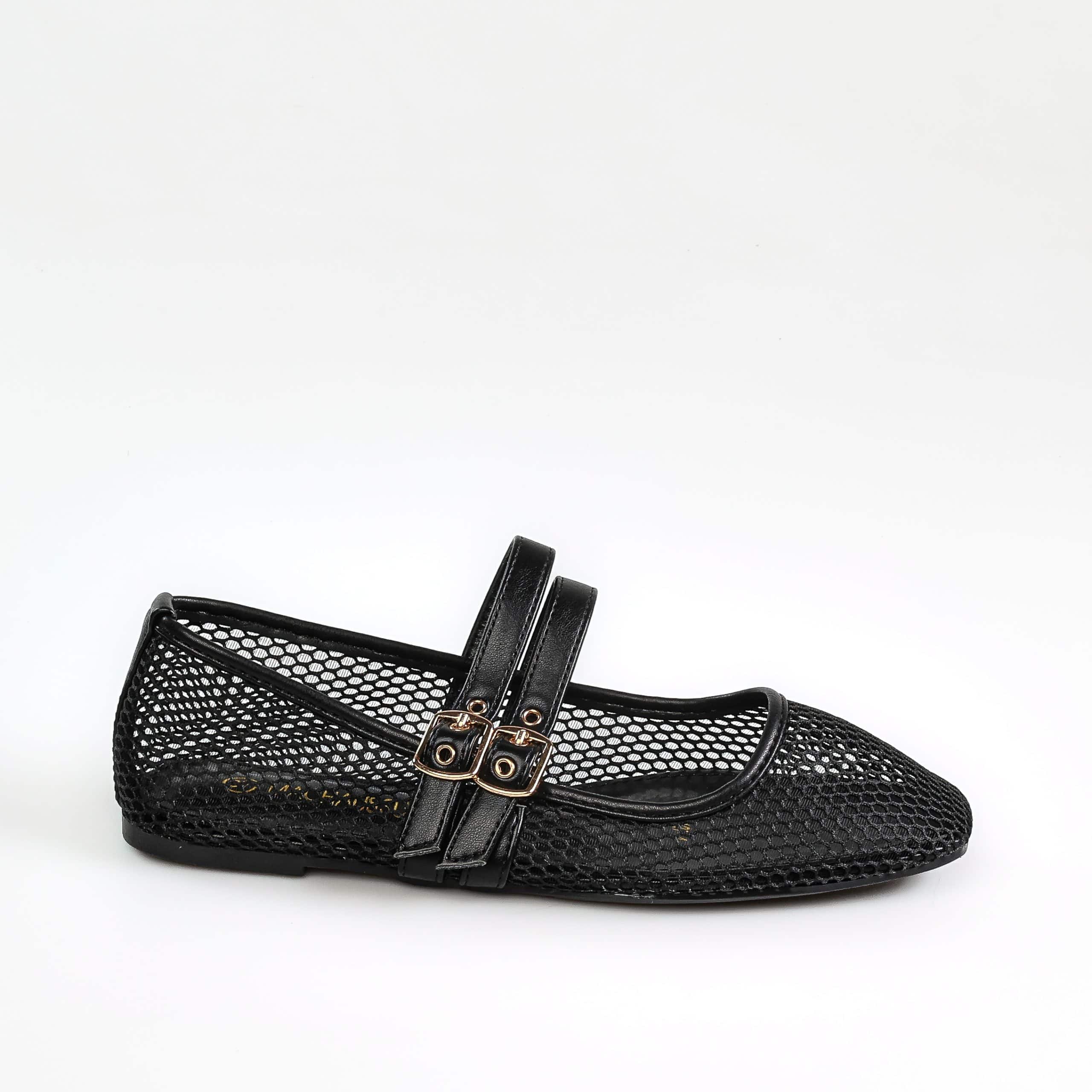Tracé – Ballerines Femmes en Noir.
