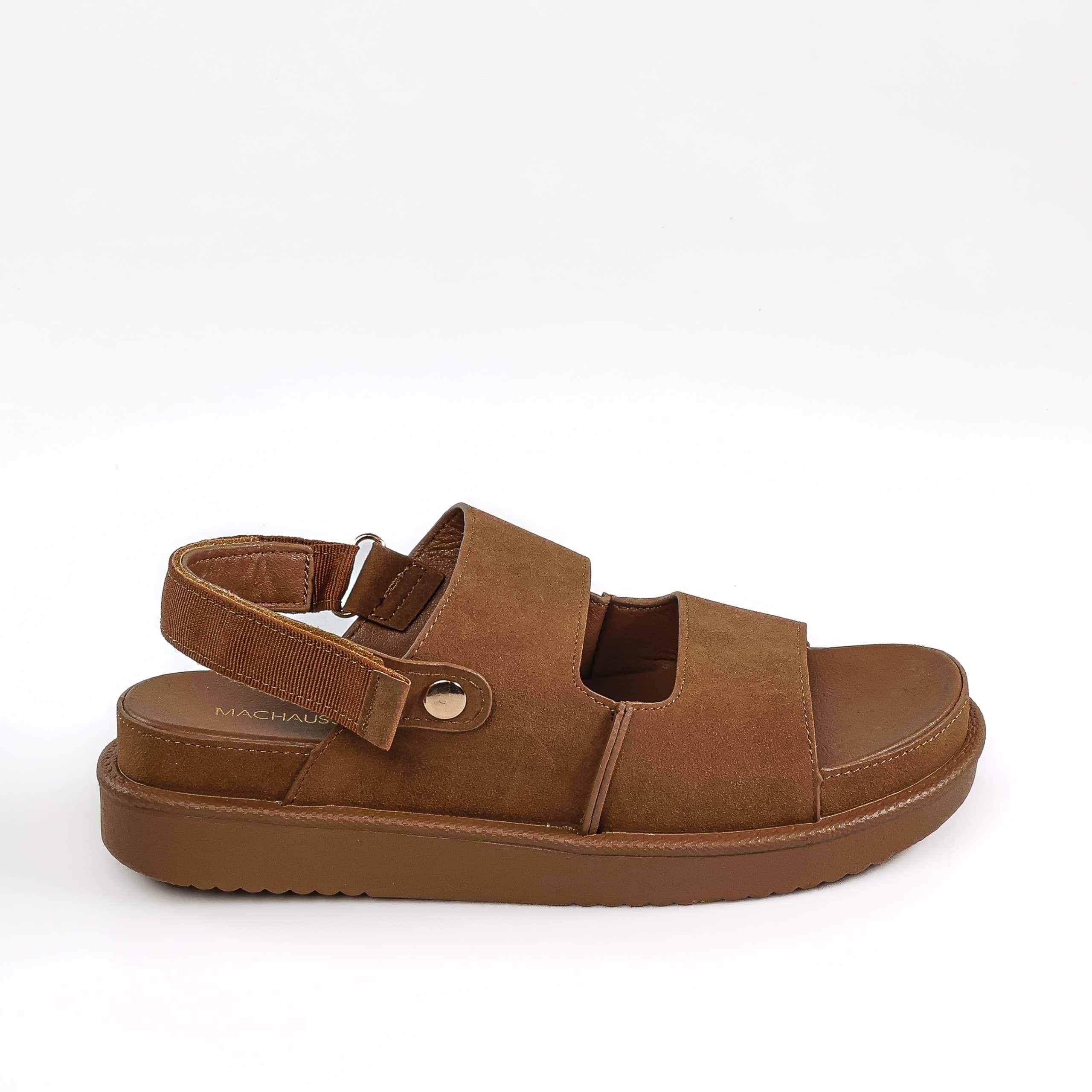 Cadence – Sandales confortables en Camel.