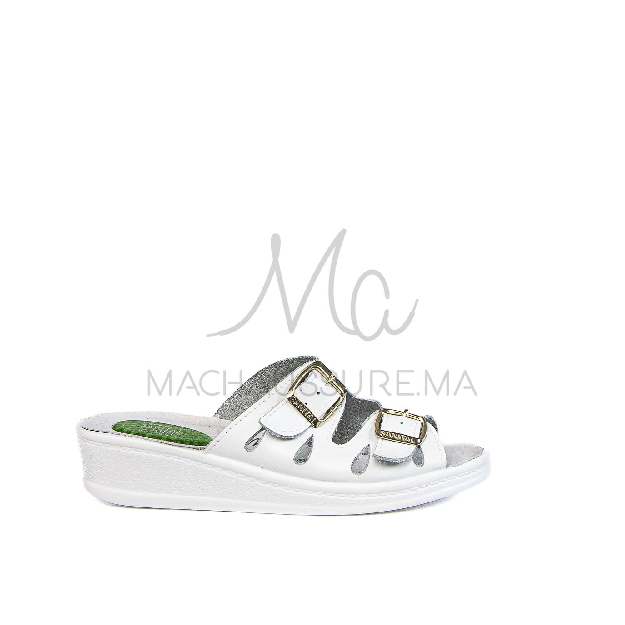 Podistep – Sandales Médicales en Blanc.